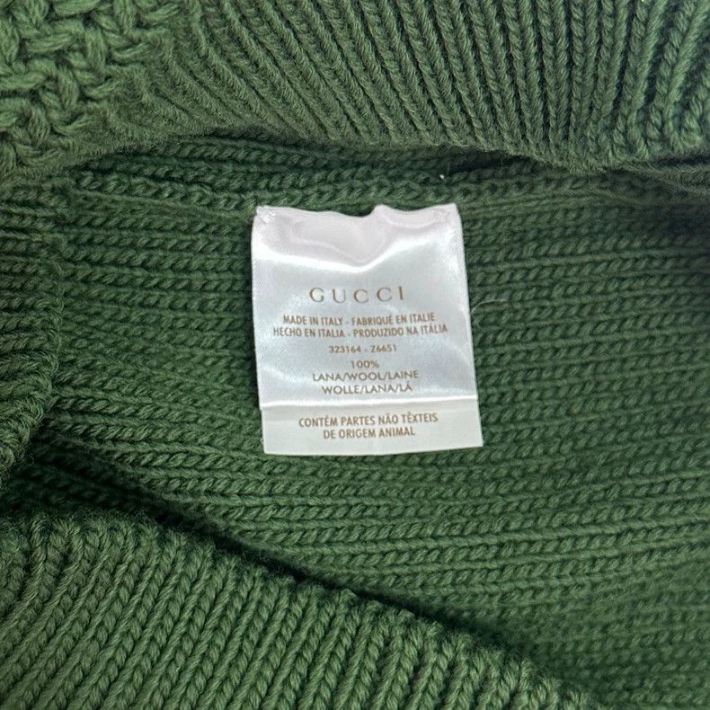 Gucci GucciGreen turtleneck knitted sweater 2503-Nextarrow Size US M / EU 48-50 / 2 - 3 Thumbnail