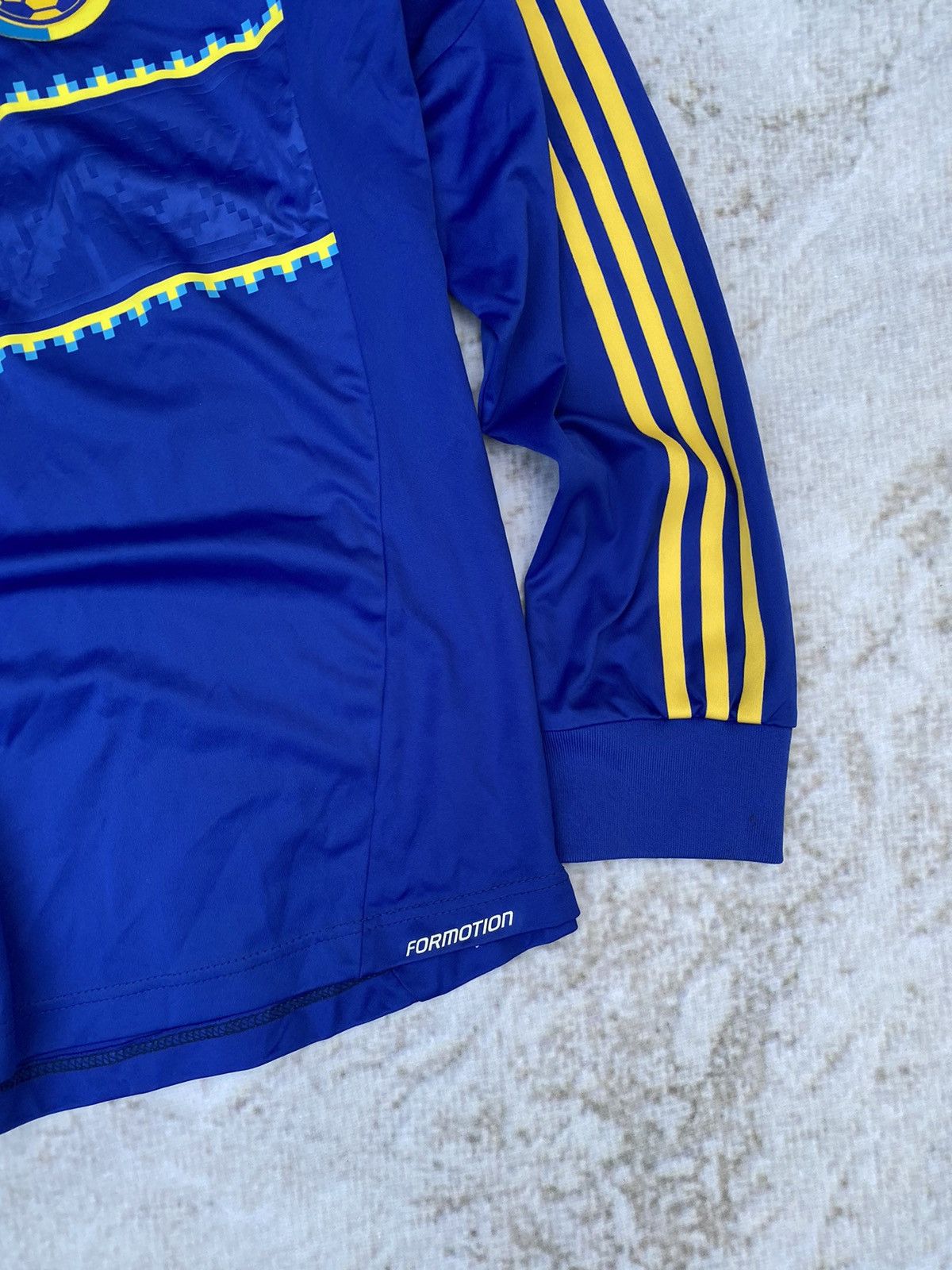 Adidas × Vintage UKRAINE 2012 2013 AWAY FOOTBALL SHIRT SOCCER JERSEY ADIDAS Size US L / EU 52-54 / 3 - 2 Thumbnail