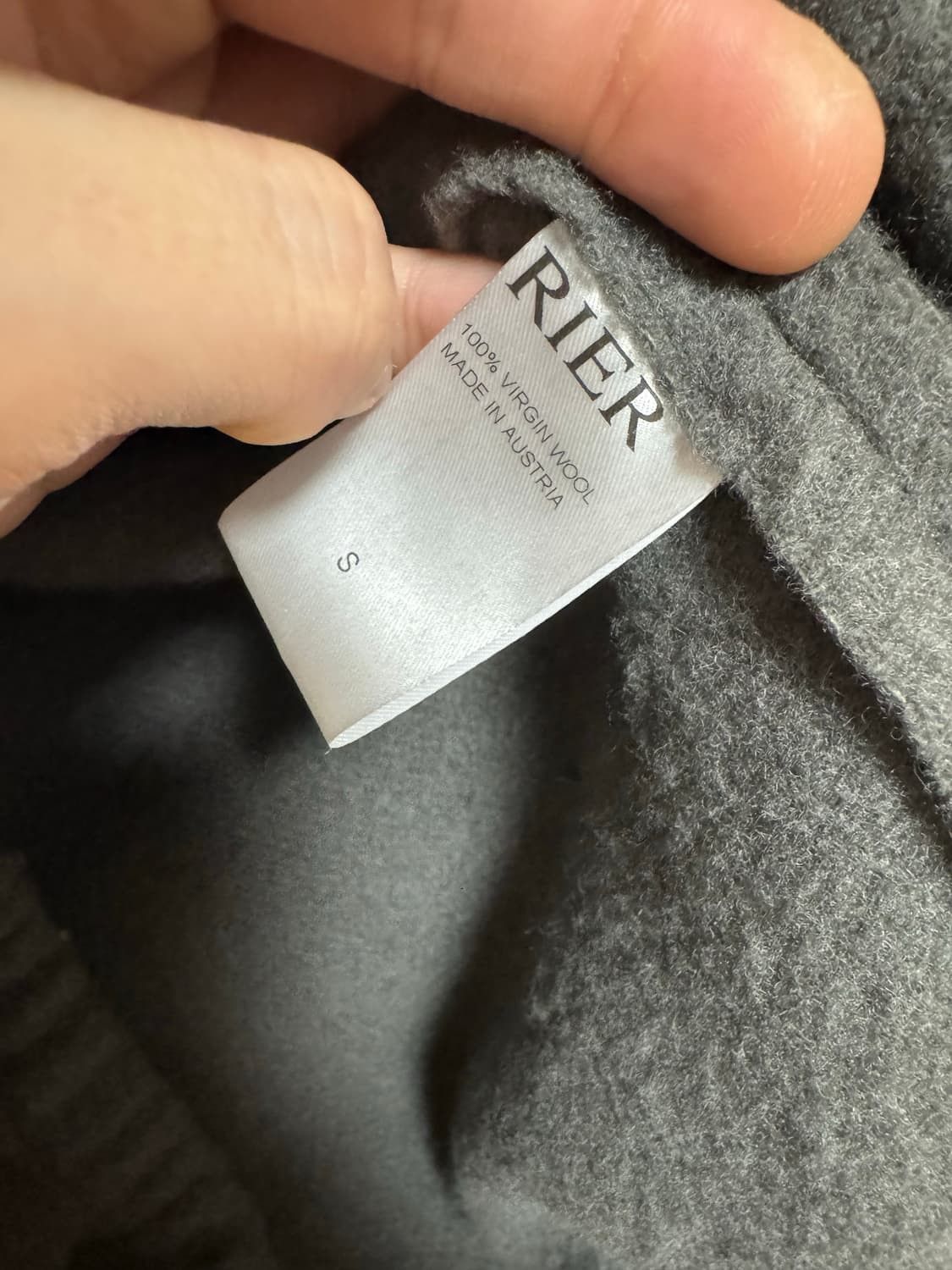 RIER Rier Wool Polar Zip Up Fleece Sweatshirt Size US S / EU 44-46 / 1 - 5 Thumbnail