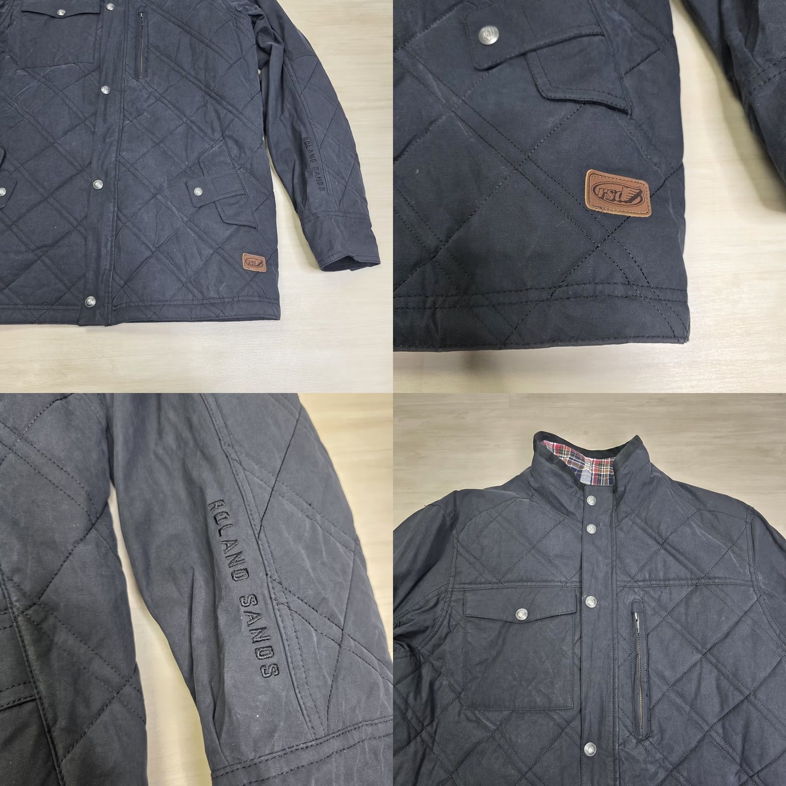 Vintage RSD Seeker Textile Quilted Jacket Motorcycle Black XL Men Jacket Quilted Barbour Waxed Winter Fall Riding Size US XL / EU 56 / 4 - 8 Thumbnail