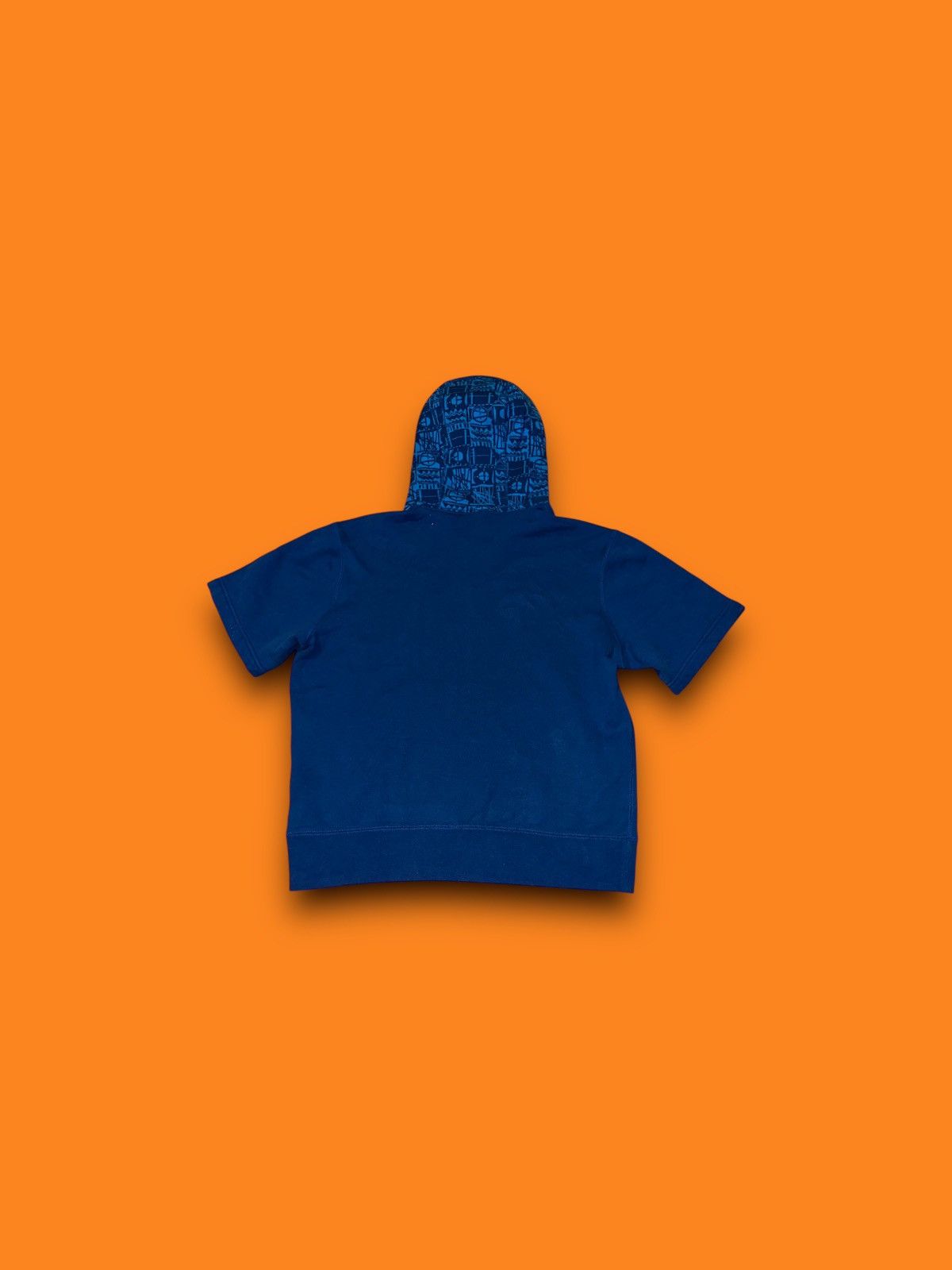 Nike Nike Air short sleeve pullover patterned hoodie Royal Blue Size US M / EU 48-50 / 2 - 2 Thumbnail