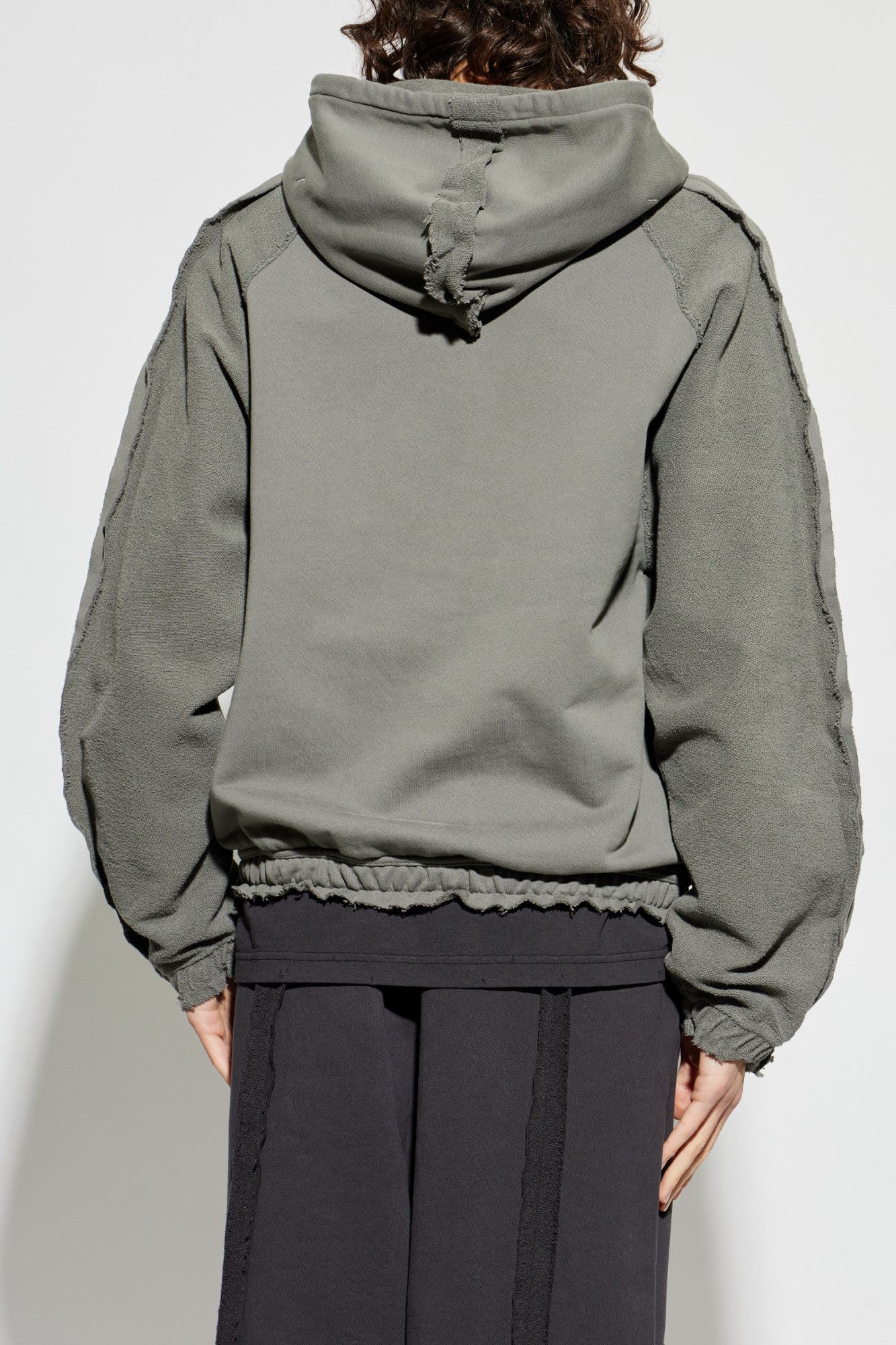 Slam Jam × Umbro Grey Royal Arms Logo Masked Oversized Hoodie Size US M / EU 48-50 / 2 - 4 Thumbnail
