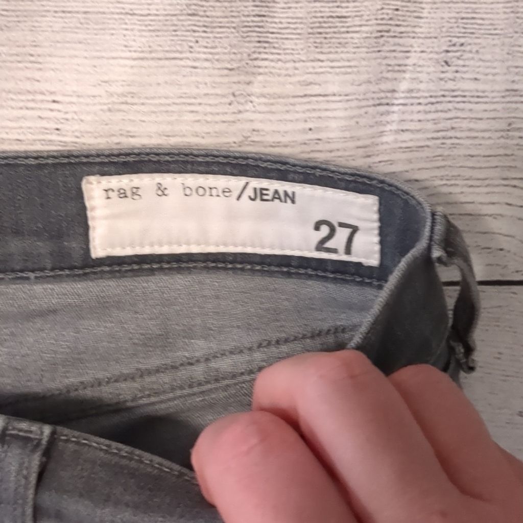 Rag & Bone Rag & bone gray skinny jeans size 27 Size 27" / US 4 / IT 40 - 3 Thumbnail