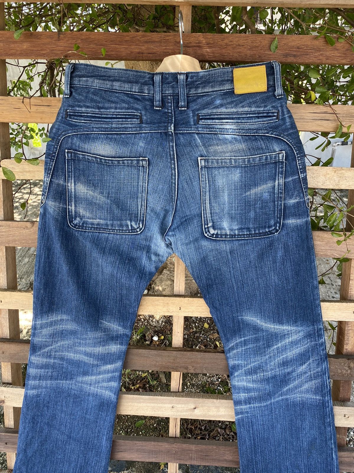 image of Very Tete Homme By Issey Miyake Blue Jeans in Denim Blue, Men's (Size 32)