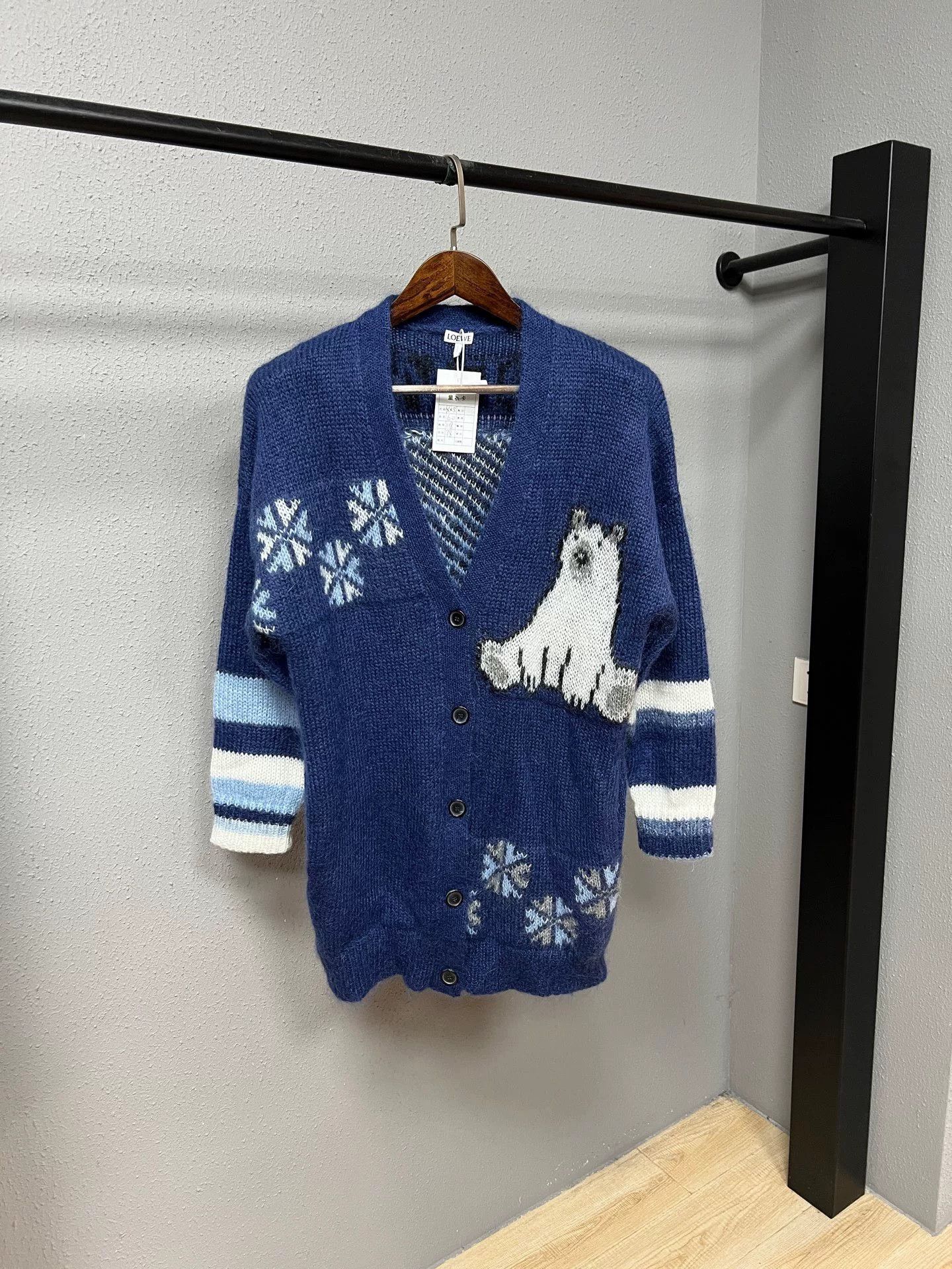 Loewe Loewe Polar Bear Cardigan Size XXS / US 00 / IT 34 - 1 Thumbnail