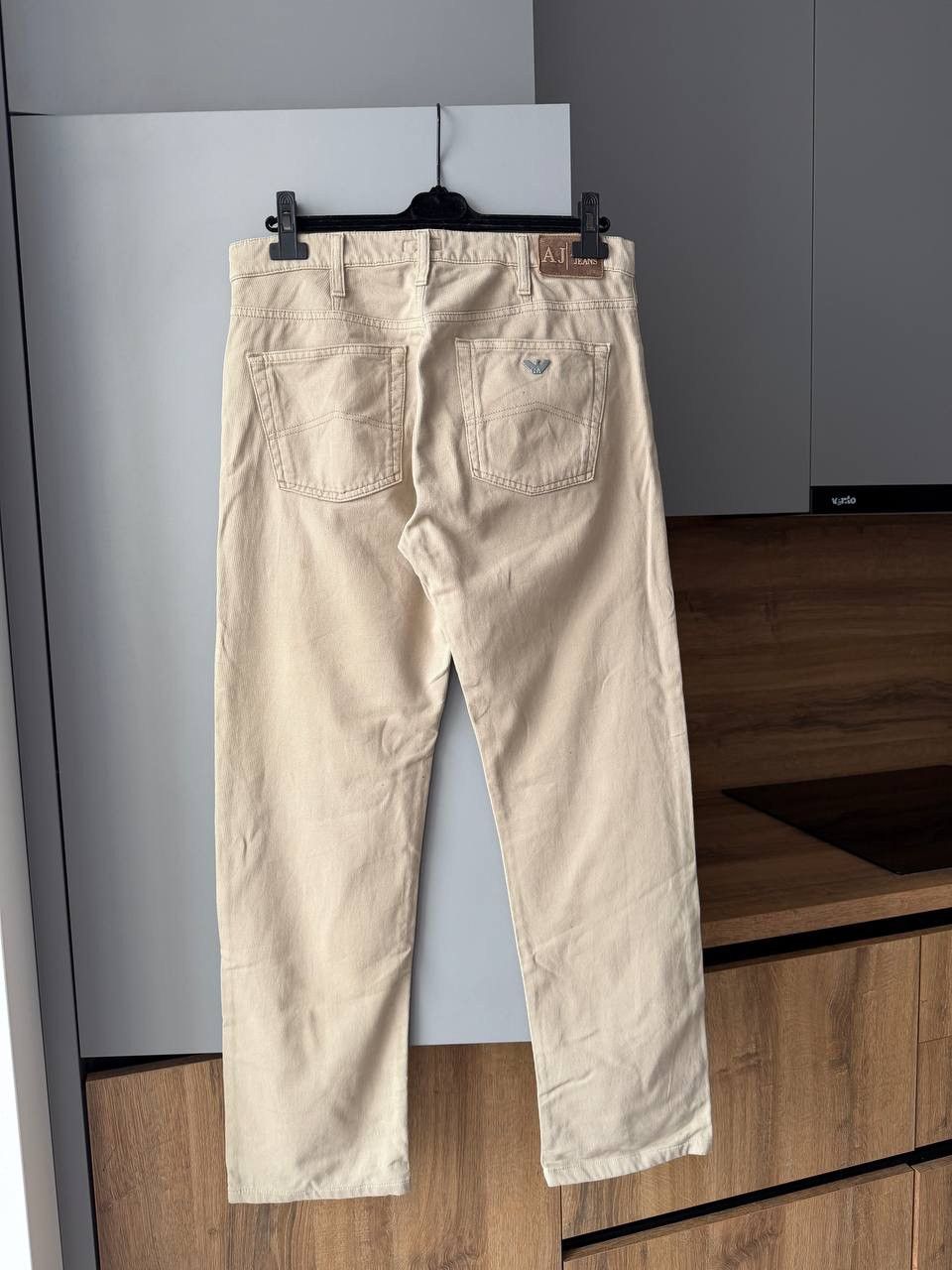 Armani Armani Jeans Comfort Fit Distressed Sand Jeans sz 33 Size US 36 / EU 52 - 1 Thumbnail