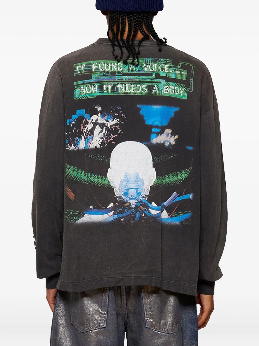 Saint Michael o1h1sh10525 Gits T-Shirt in Black Size US S / EU 44-46 / 1 - 4 Thumbnail