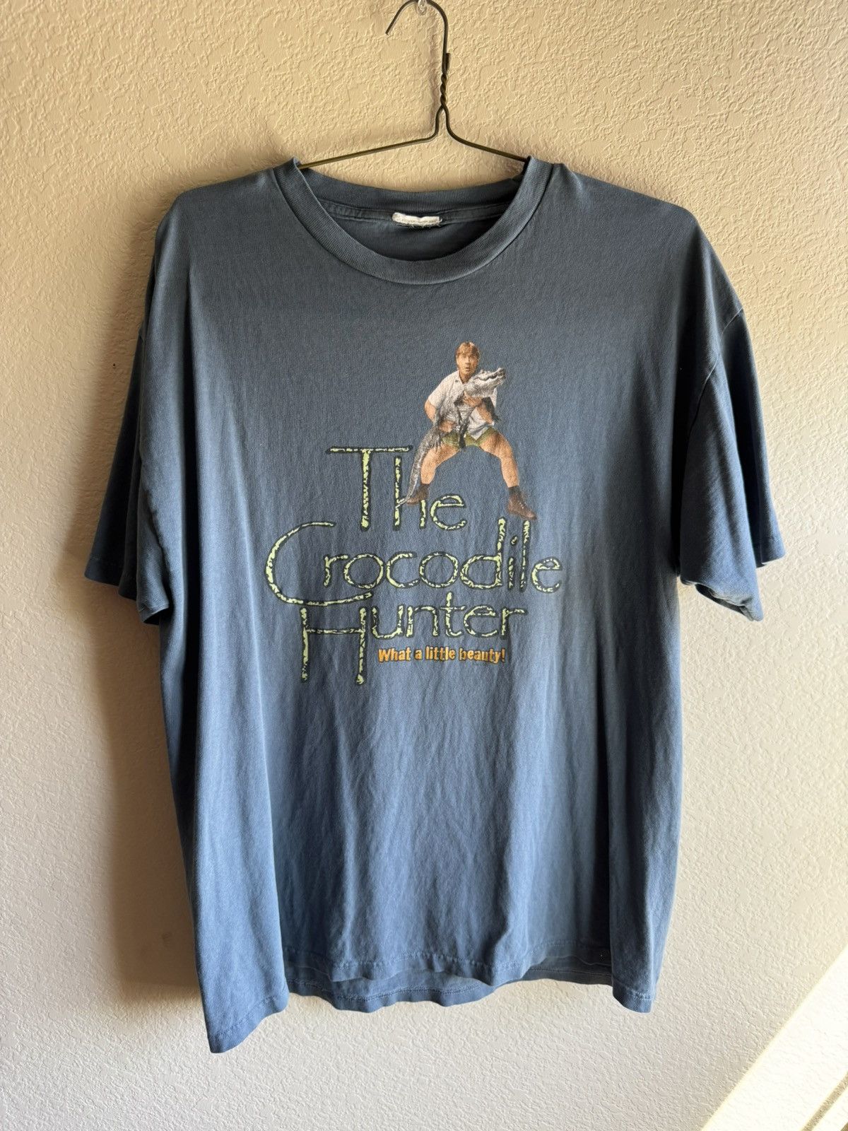 Giant Vintage Steve Irwin Crocodile Hunter T Shirt Size US XL / EU 56 / 4 - 1 Thumbnail