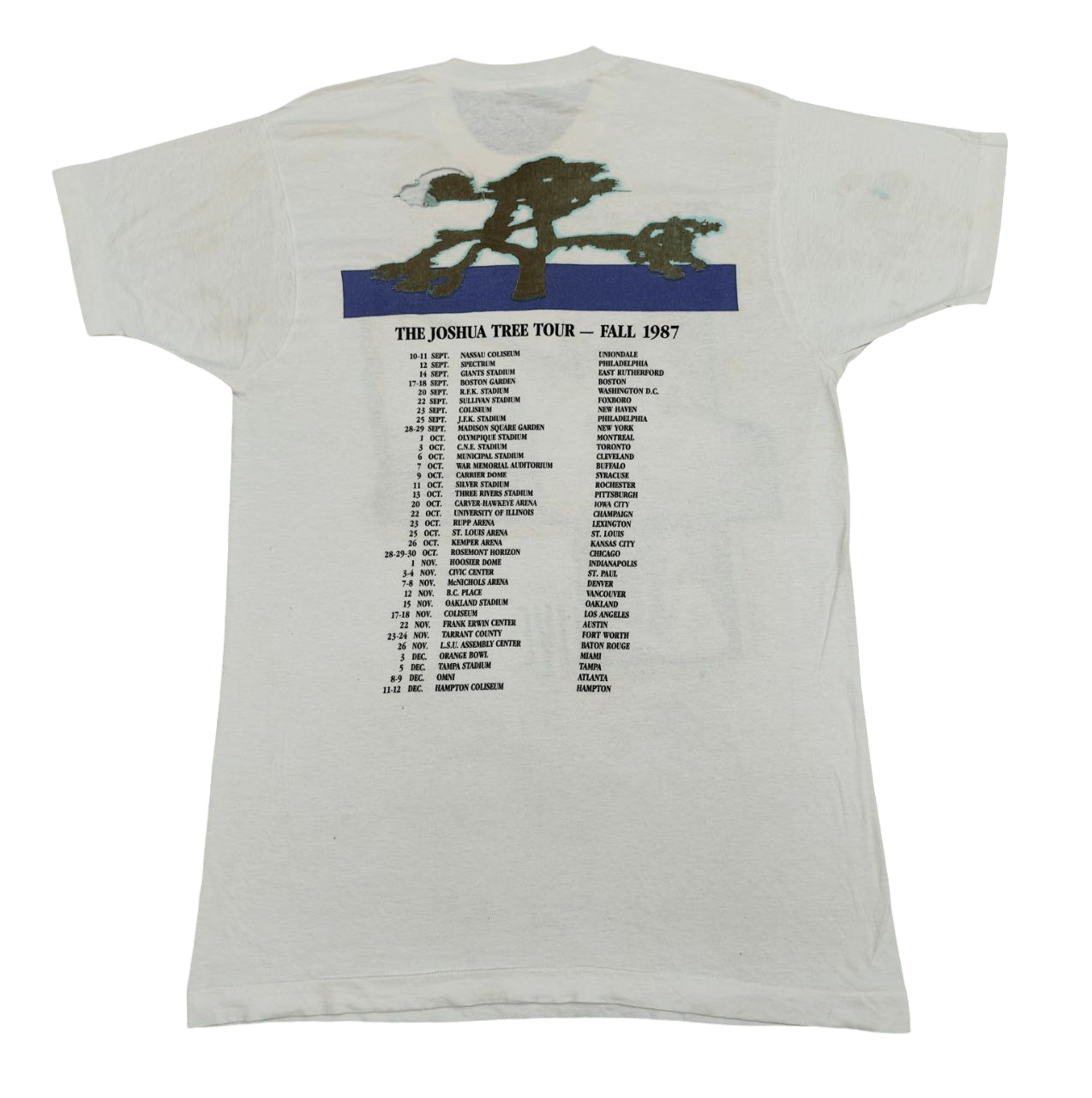 Vintage 1987 Vintage U2 Band T Size US M / EU 48-50 / 2 - 2 Thumbnail