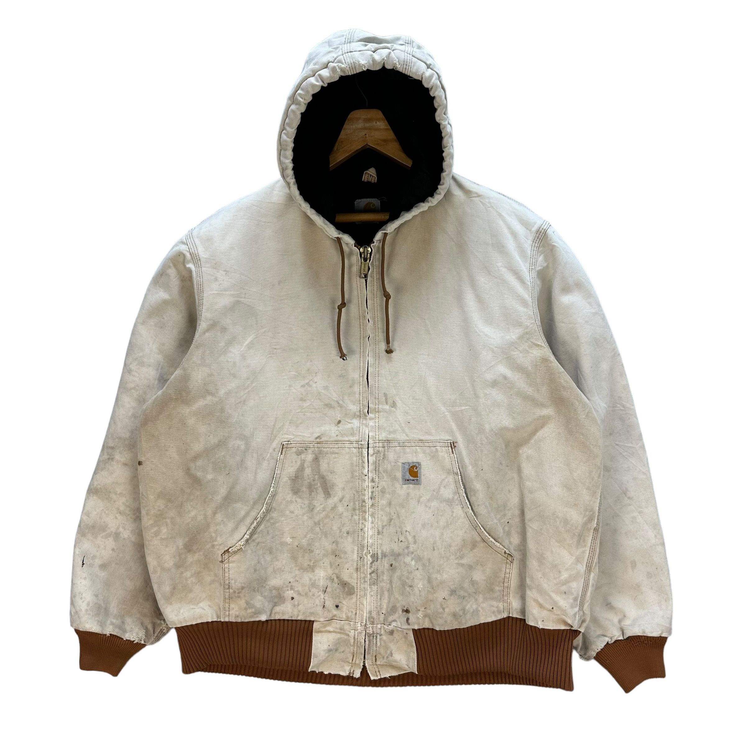 Carhartt TRASHED🔥 Carhartt Quick Duck Distressed Jacket #A31-0699 Size US XXL / EU 58 / 5 - 1 Thumbnail