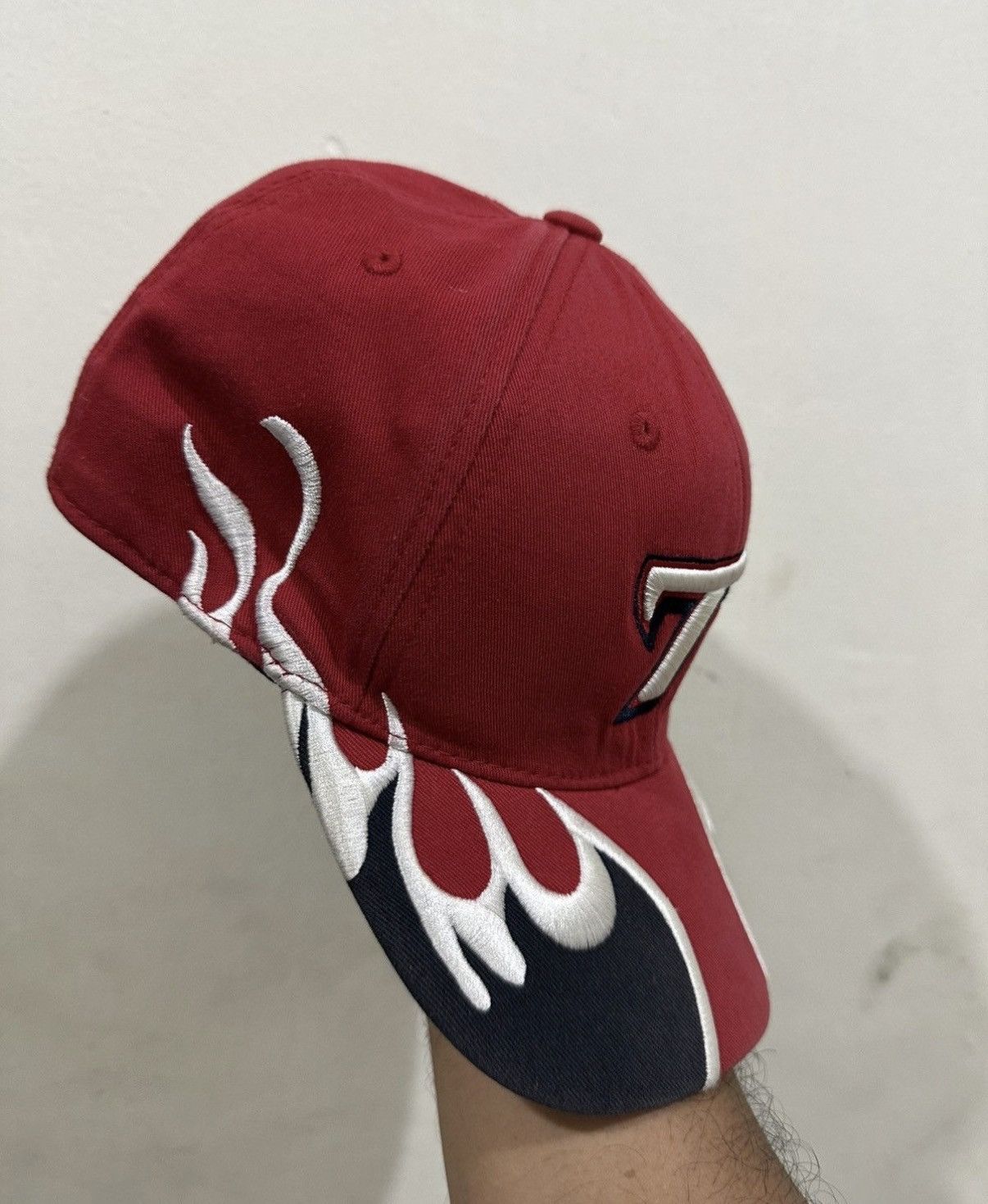 Japanese Brand VTG Kia TIGERS Flame Hat Size ONE SIZE - 4 Thumbnail