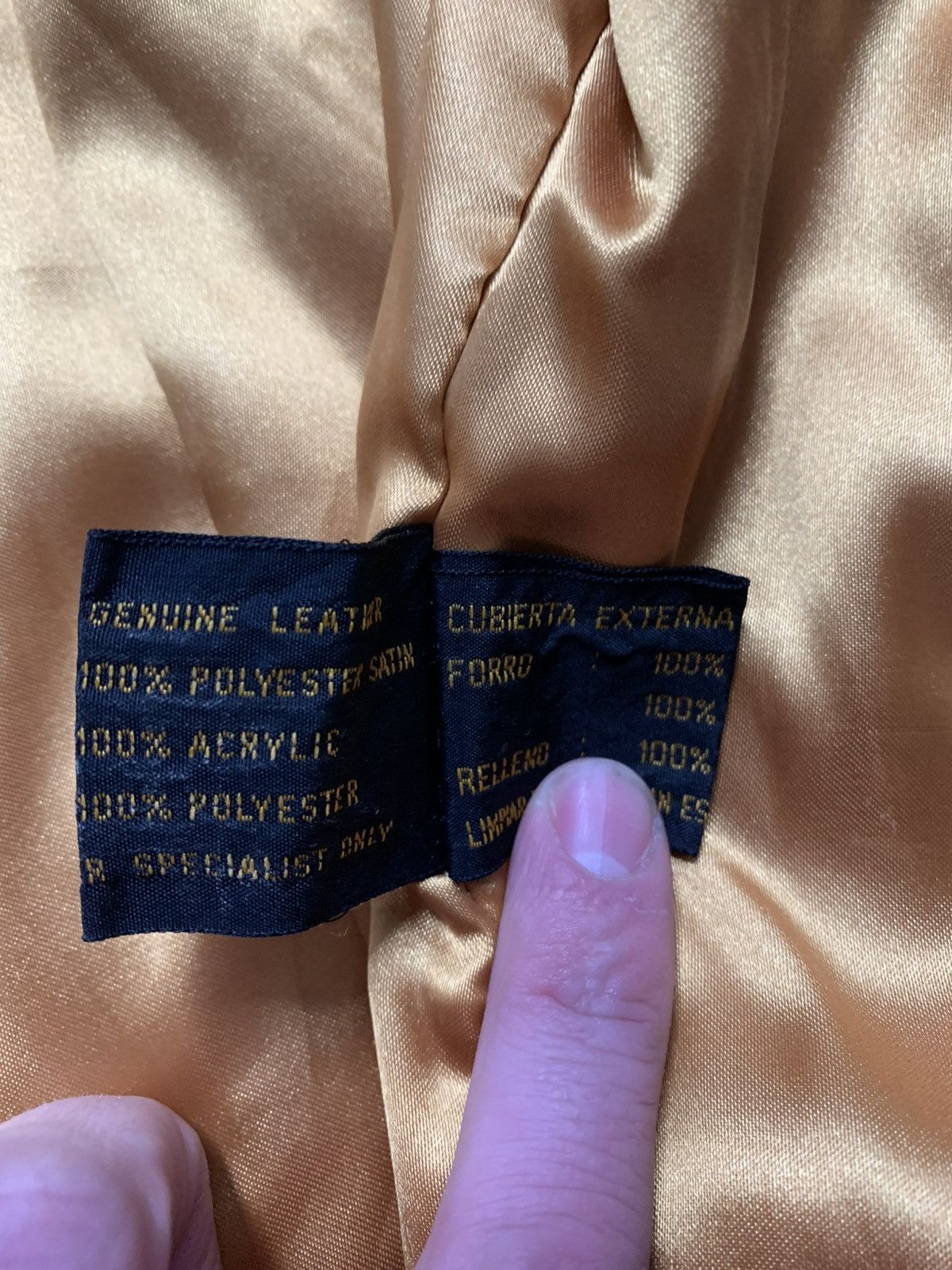 Vintage Vintage Midway Mustard/Tan Leather Bomber Size US XXL / EU 58 / 5 - 6 Thumbnail