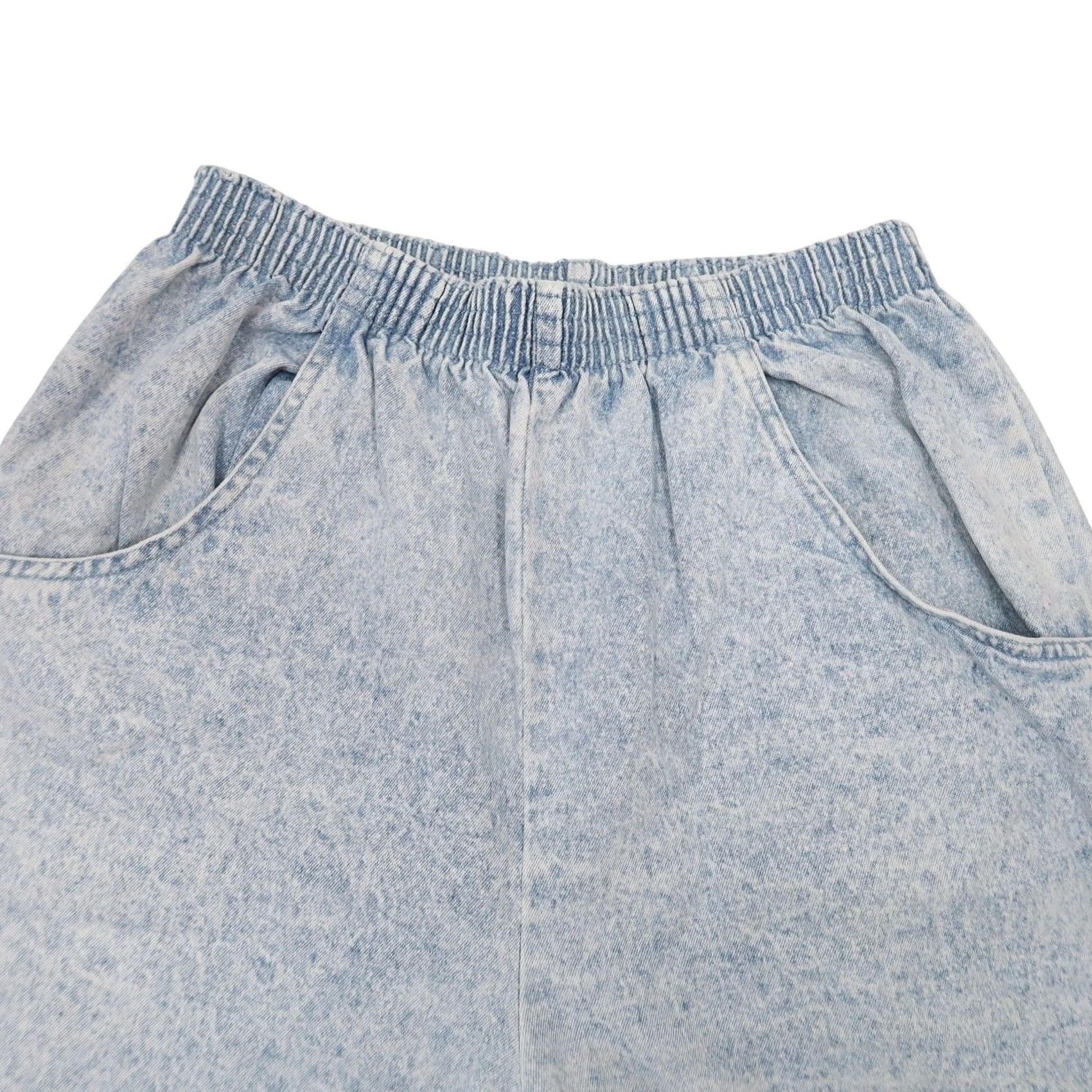 Vintage VINTAGE Cascade Blues 80s Denim Shorts Pull-On Women Regular 8 High Rise Blue 100% Cotton Casual 6in Inseam Size 30" / US 8 / IT 44 - 2 Thumbnail