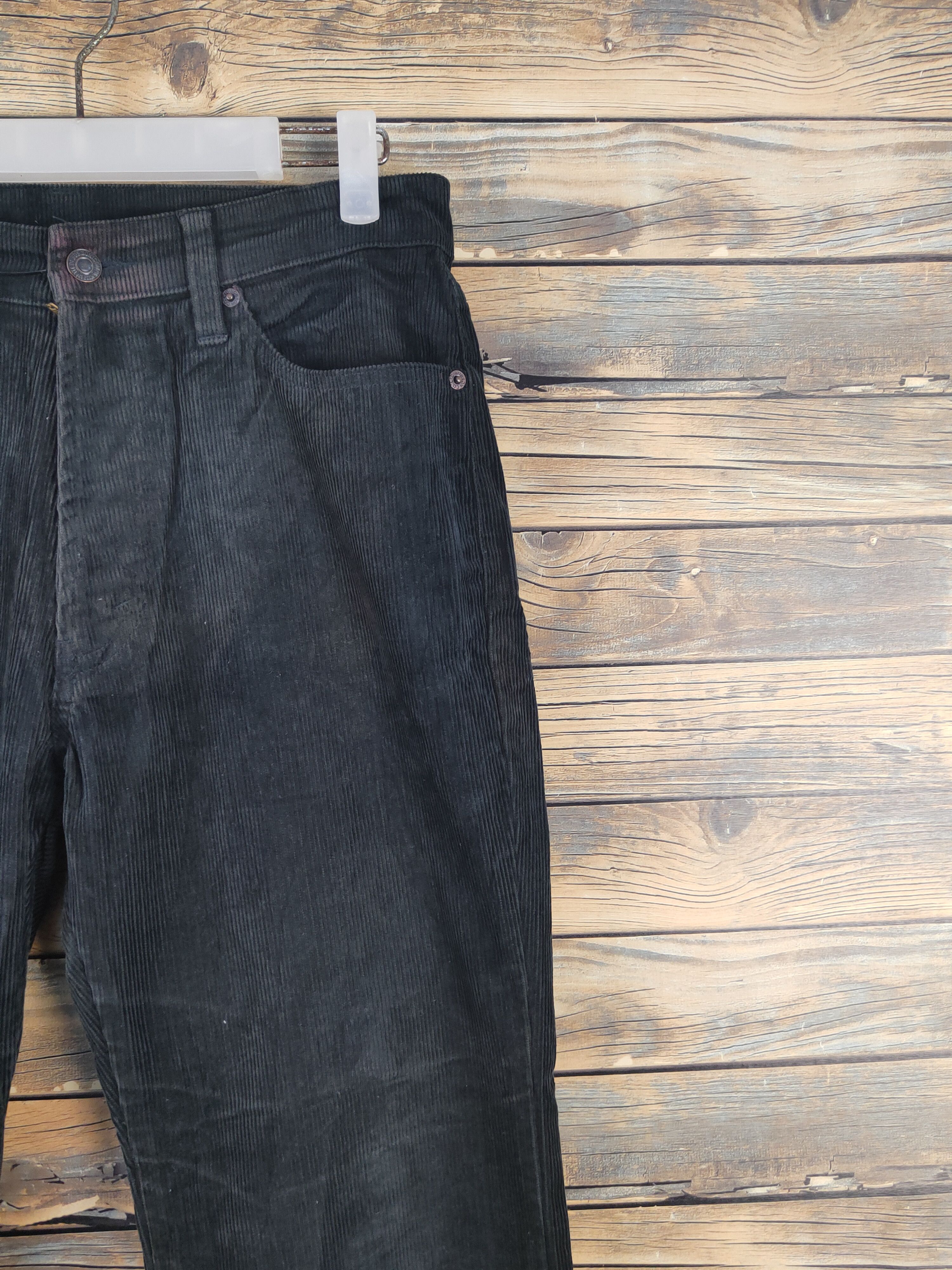 Vintage Bobson Black Faded vintage Corduroy Pants #W1721 Size US 31 - 5 Thumbnail
