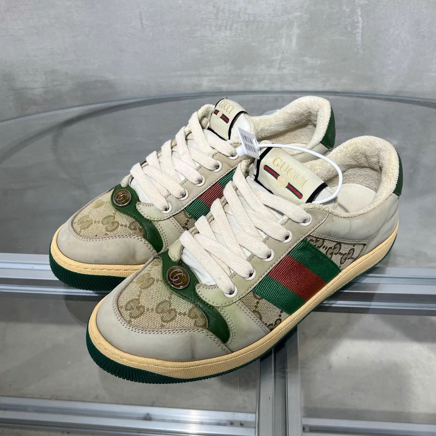 Gucci Gucci Rhyton green enamel EU 38.5 Size US 8.5 / IT 38.5 - 2 Thumbnail