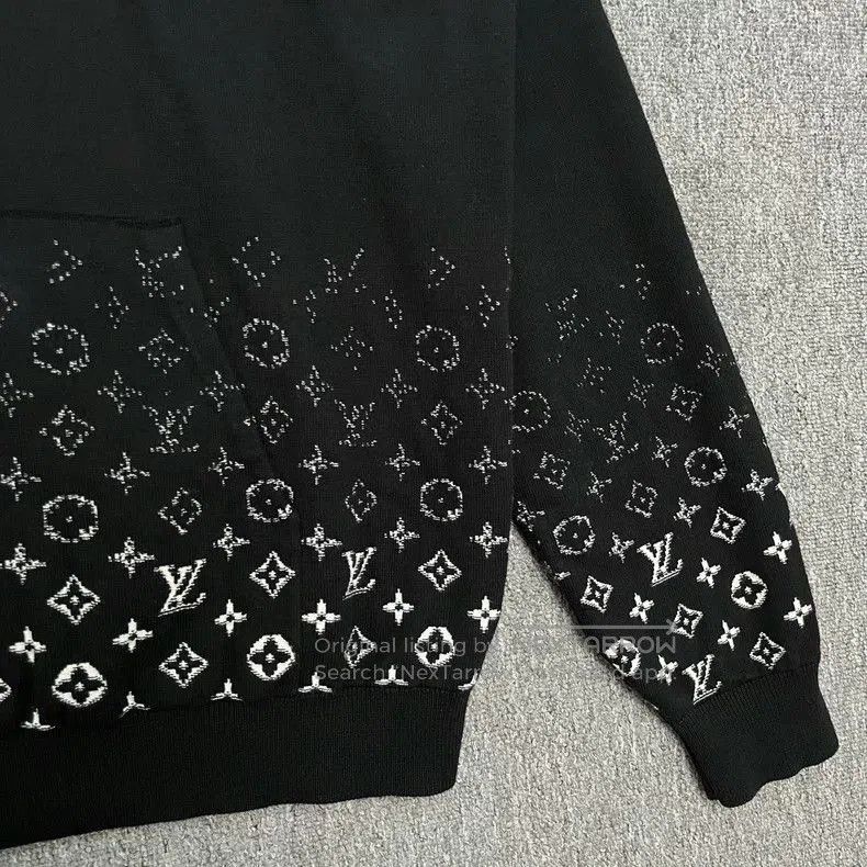 Louis Vuitton LV SS24 Gradient Wool Hoodie. Size US XXL / EU 58 / 5 - 4 Thumbnail