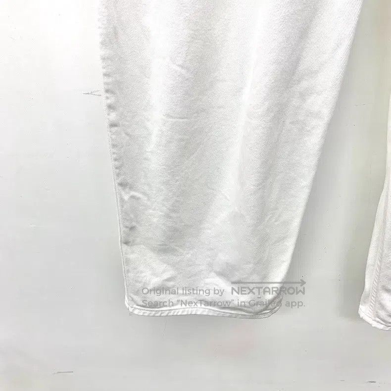 Maison Margiela Maison Margiela White logo cotton casual trousers Size 26" / US 2 / IT 38 - 5 Thumbnail