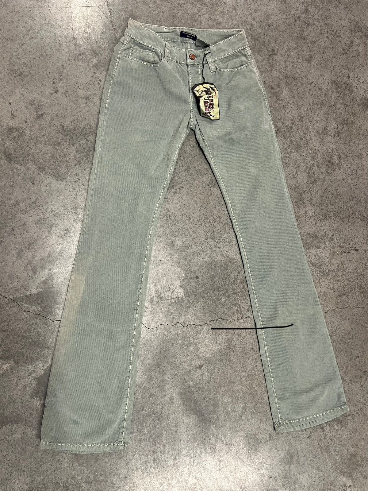 Vintage Y2K 2000's VTG Vintage Rebel USA Streetwear Goth Retro Pants Size 27" / US 4 / IT 40 - 2 Thumbnail