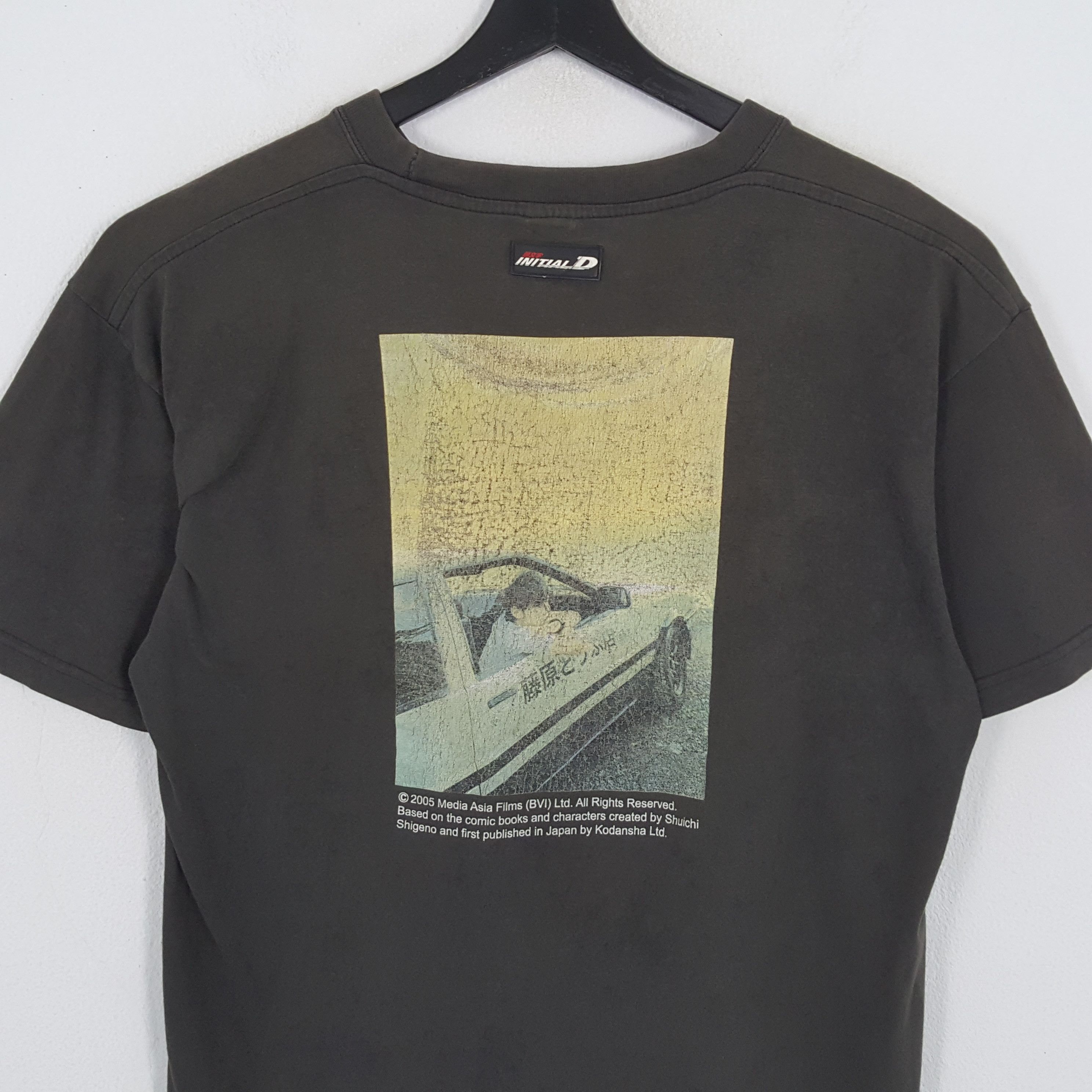 Vintage INITIAL D Japanese Anime Racing Cars Tshirt Size US L / EU 52-54 / 3 - 2 Thumbnail