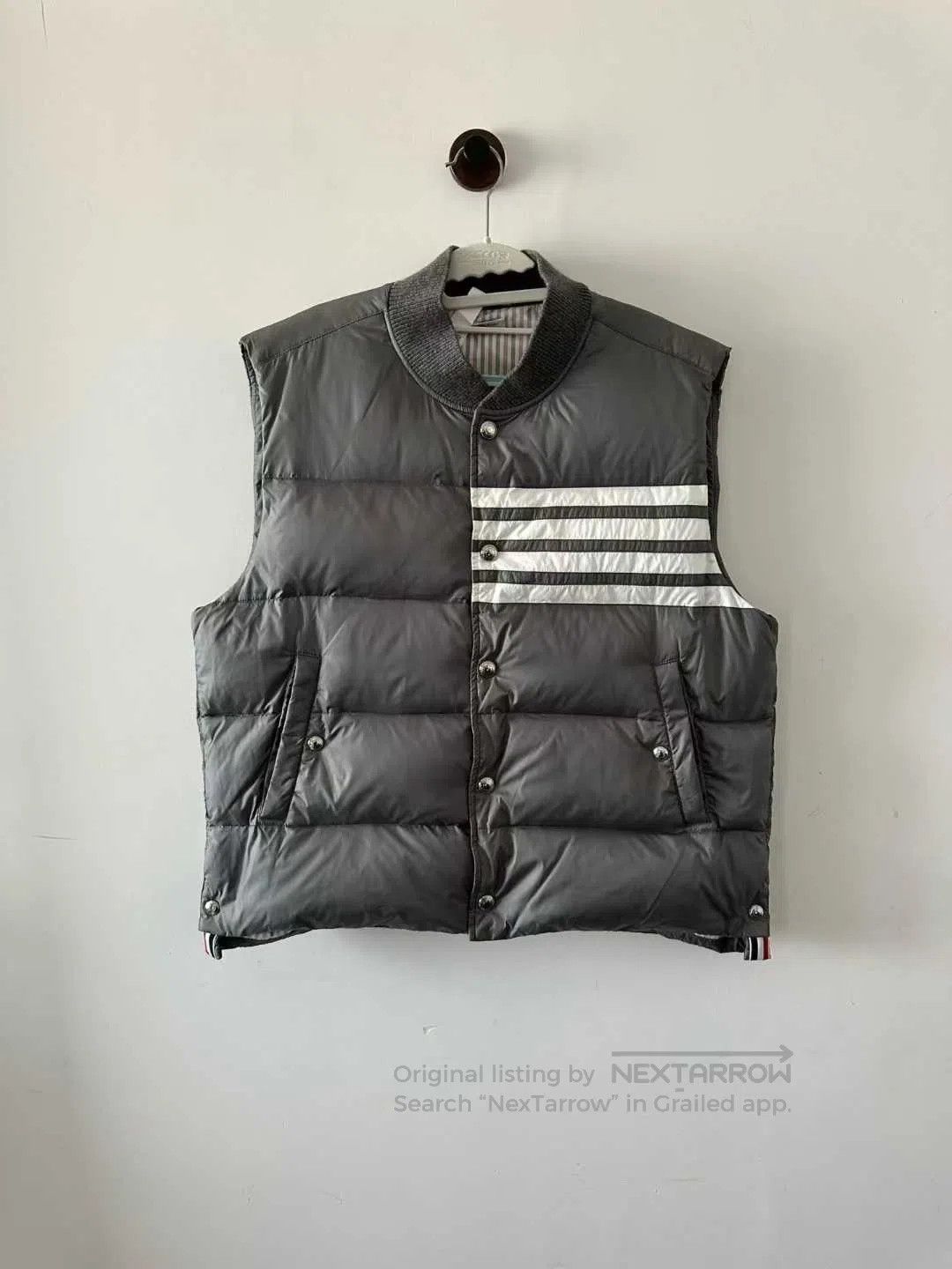 Thom Browne Thom Browne Grey Down Vest| Size US L / EU 52-54 / 3 - 1 Thumbnail