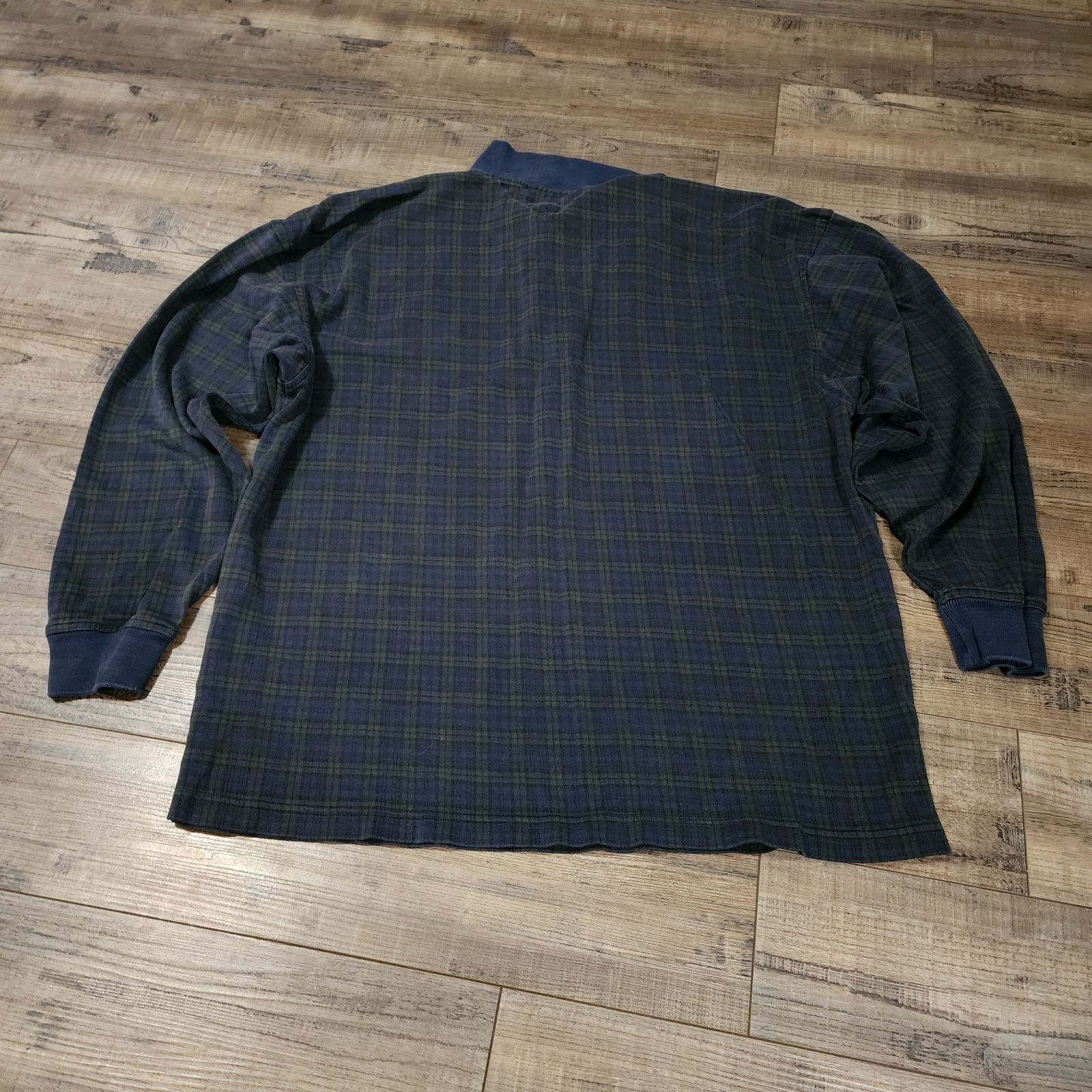 Tommy Hilfiger Vintage Tommy Hilfiger Long Sleeve Polo Plaid 90s 2462 Size US XL / EU 56 / 4 - 6 Thumbnail