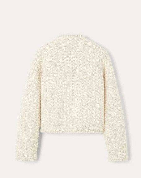 Loro Piana o1w1db10825 FAO3407 Sayama Jacket in Ivory Size S / US 4 / IT 40 - 2 Thumbnail