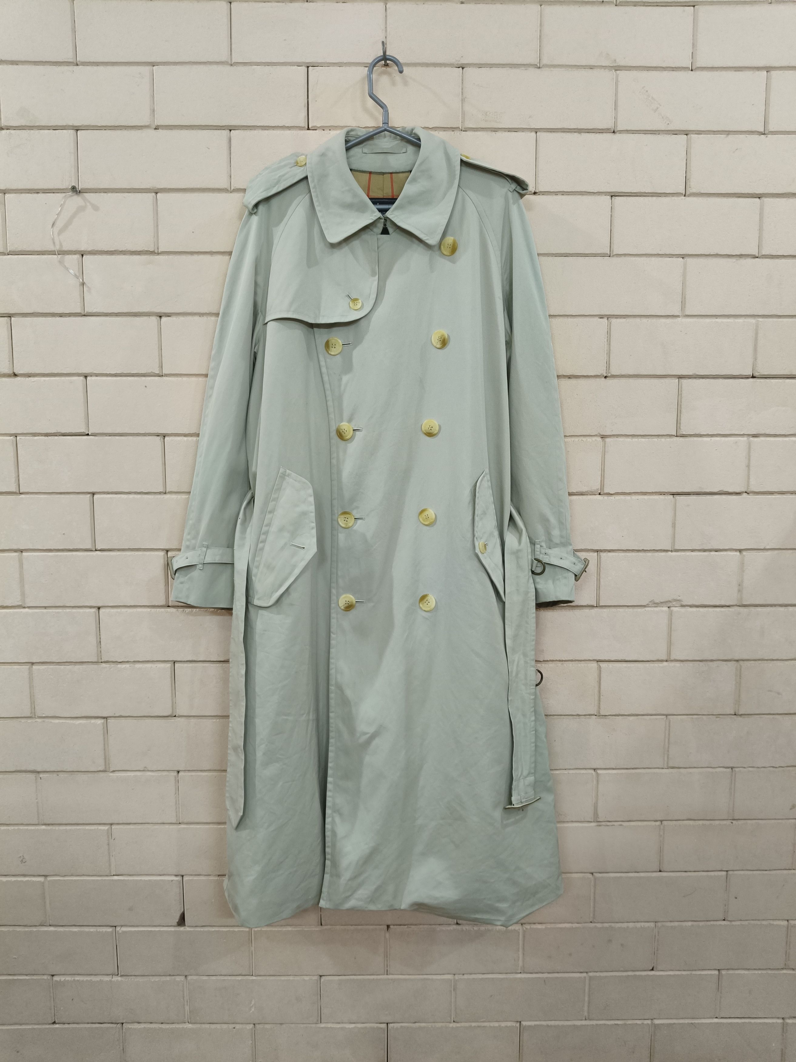 Burberry Prorsum × Vintage Burberry Prorsum BURBERRYS NOVA CHECKED TRENCH COAT JACKET Size US L / EU 52-54 / 3 - 4 Thumbnail