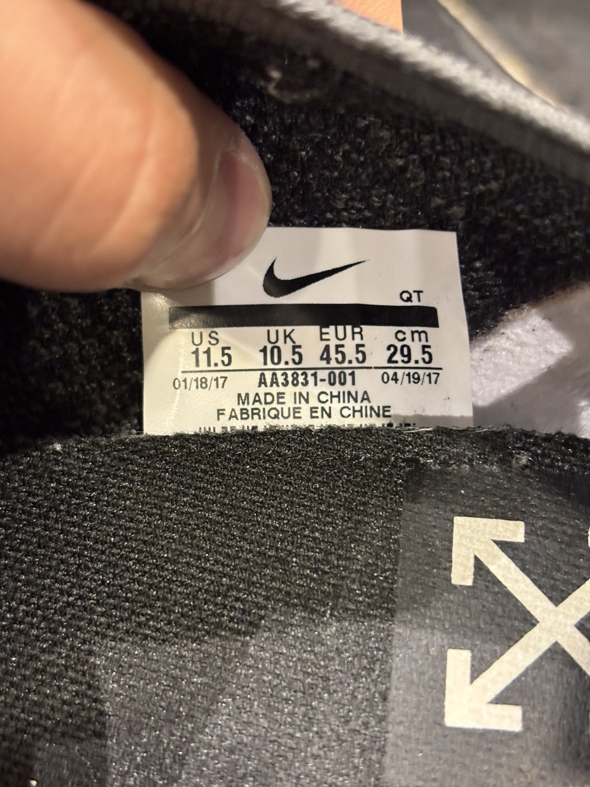 Nike × Off-White Nike Air VaporMax ‘Off-White’ Size US 11.5 / EU 44-45 - 6 Thumbnail
