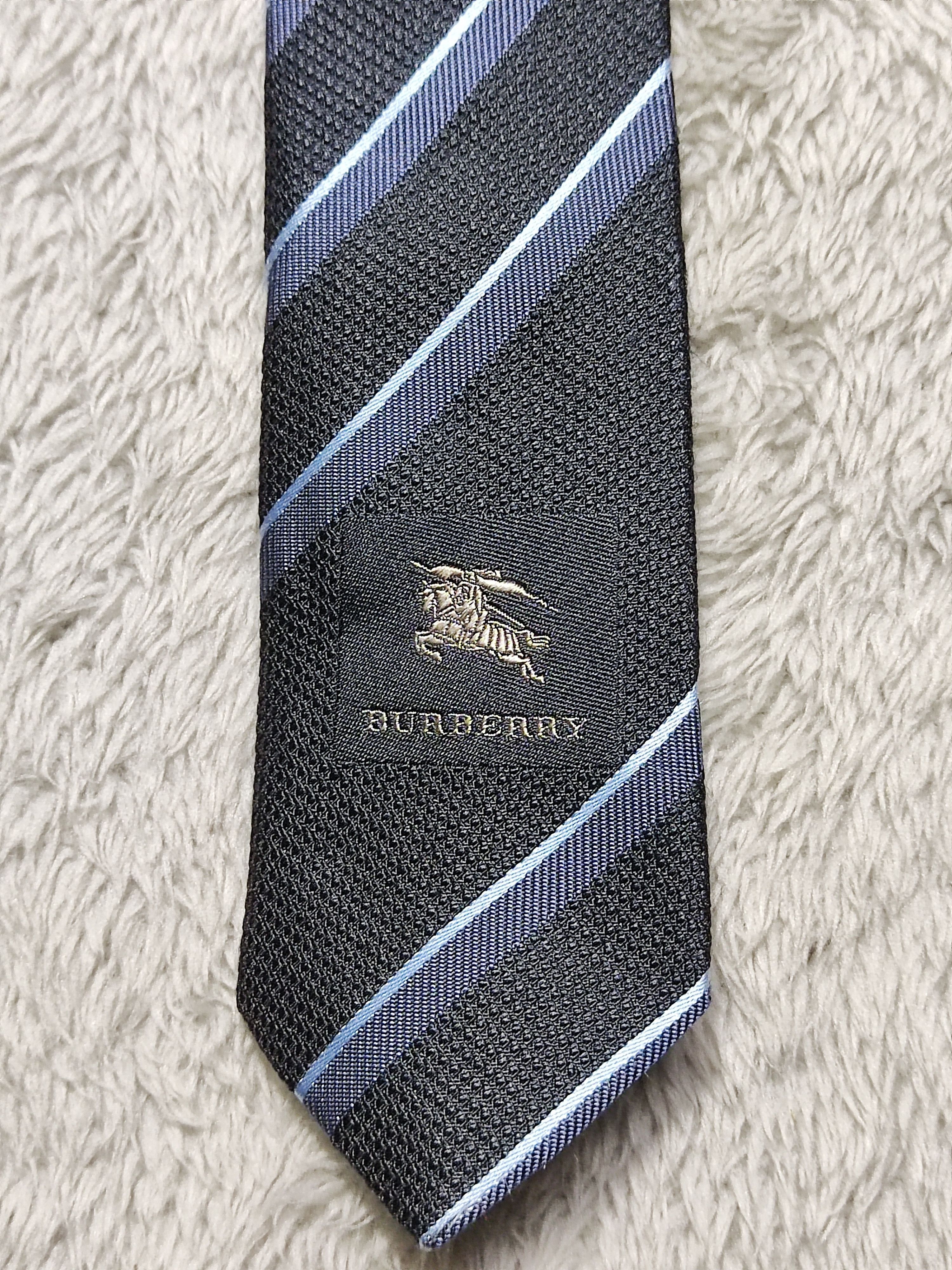 Burberry Vintage 2 bundle BURBERRYS Striped/Geometric Silk Tie Size ONE SIZE - 15 Thumbnail