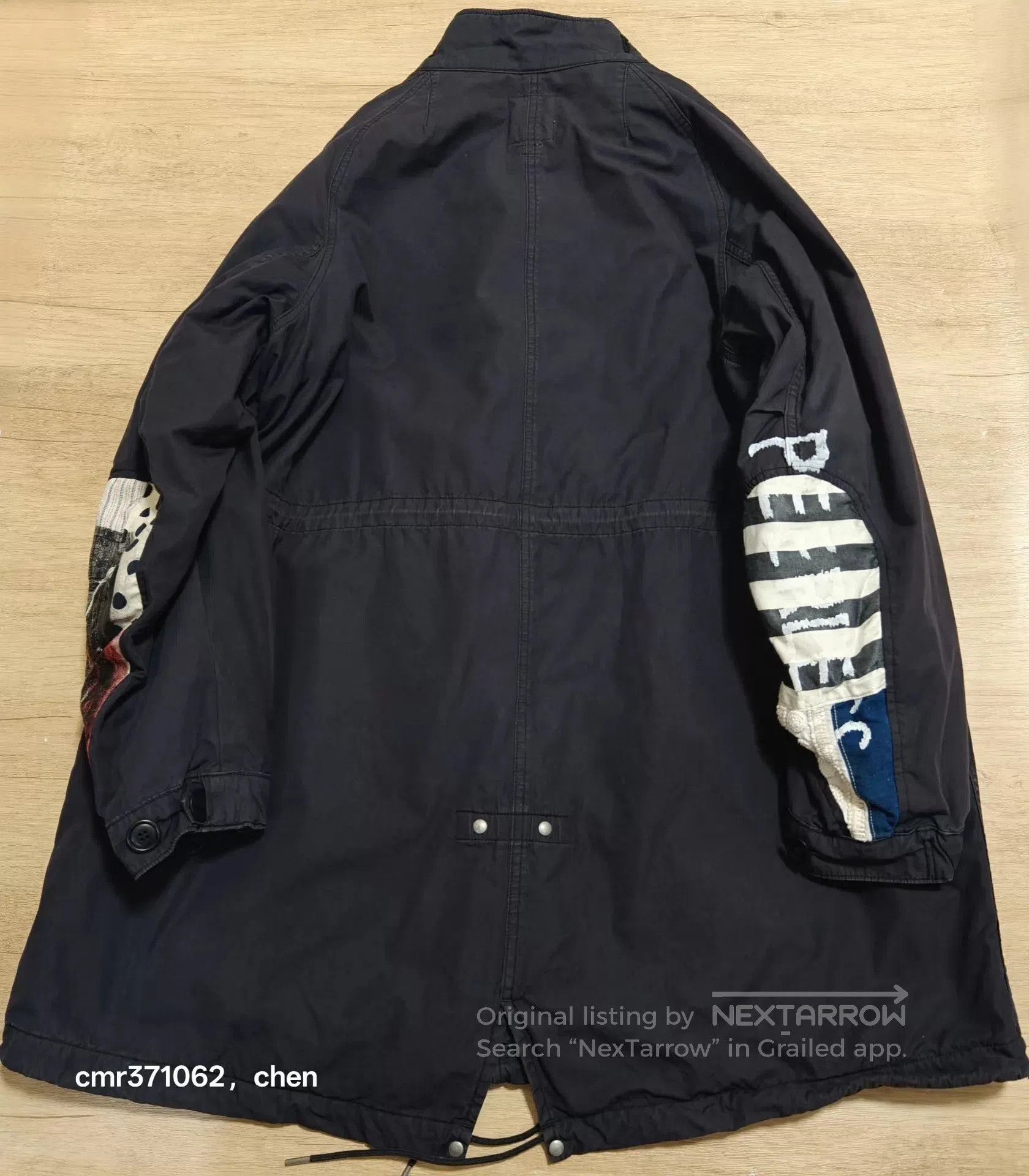 Visvim Black Lightweight Jacket with Decorative Sleeves. Size US M / EU 48-50 / 2 - 4 Thumbnail