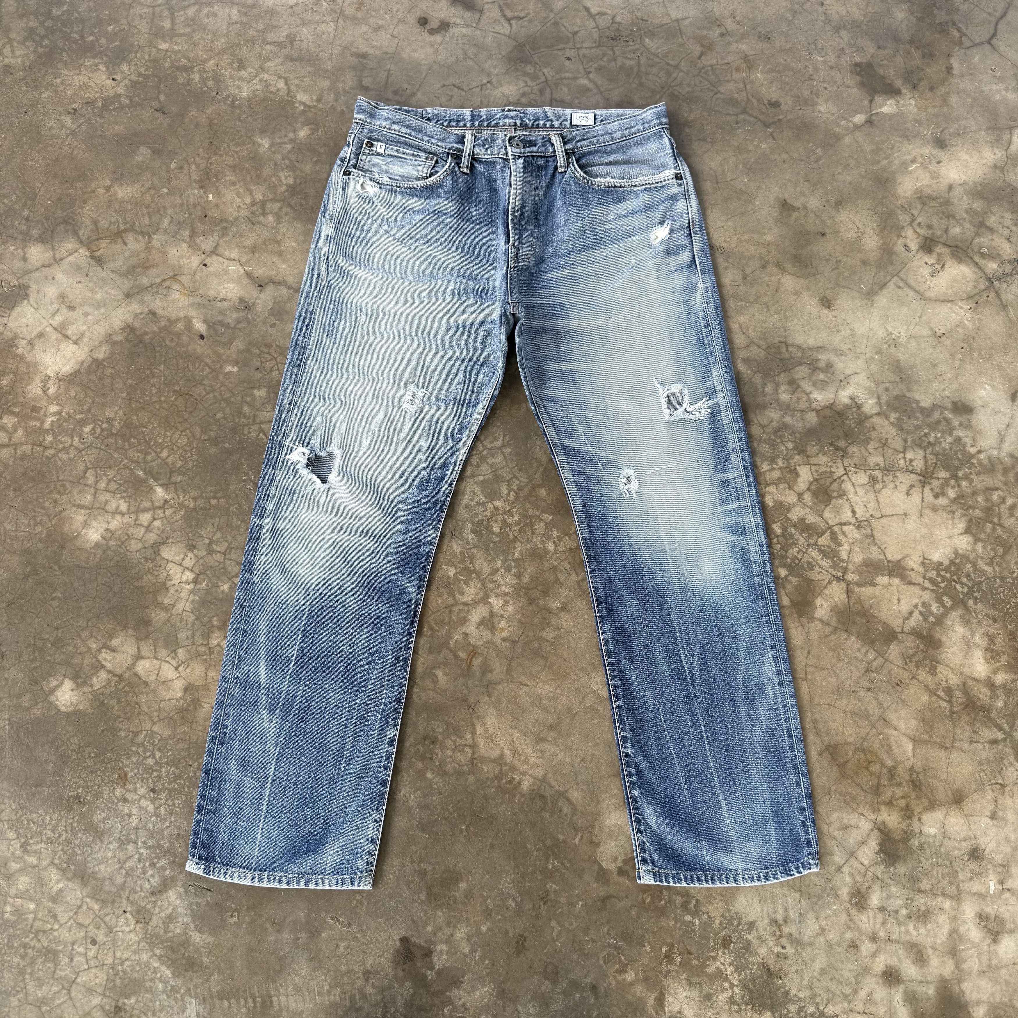 Edwin W36 Vintage Edwin Faded Denim Jean Pants Size US 36 / EU 52 - 1 Thumbnail