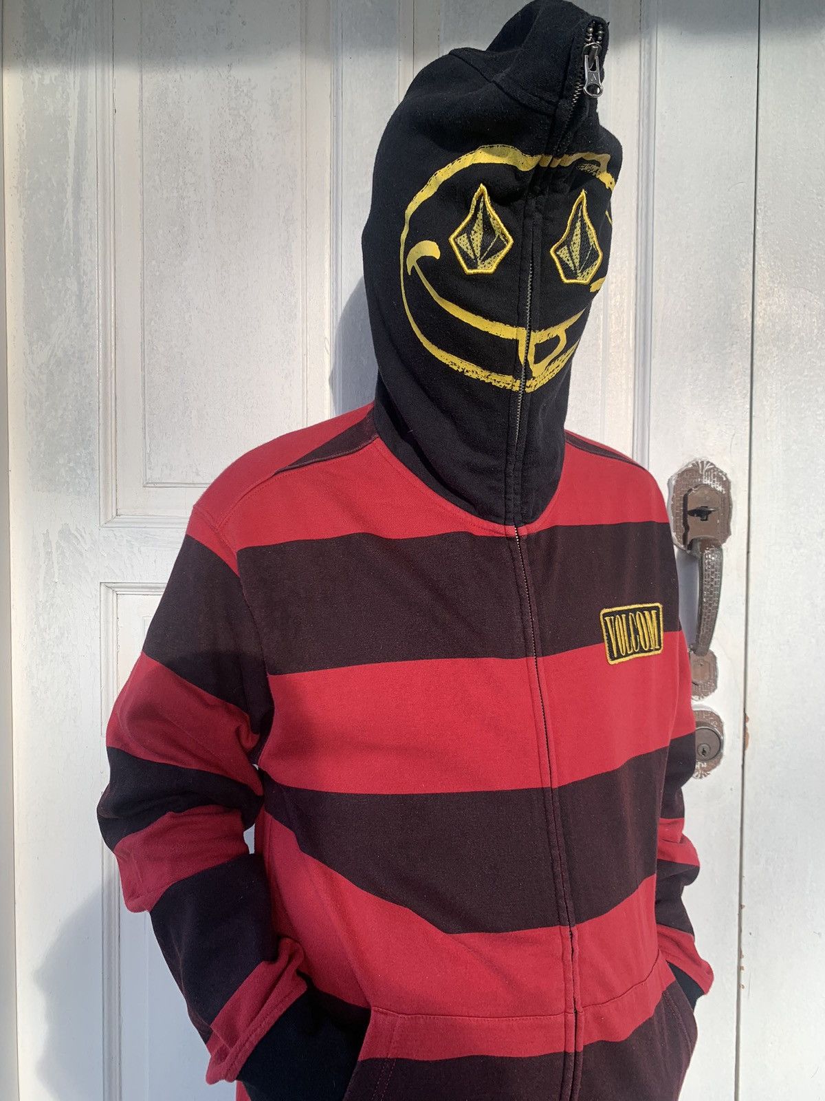 Volcom Rarely Volcom Kurt Cobain Smiley Full Zipper Hoodie Size US L / EU 52-54 / 3 - 1 Thumbnail