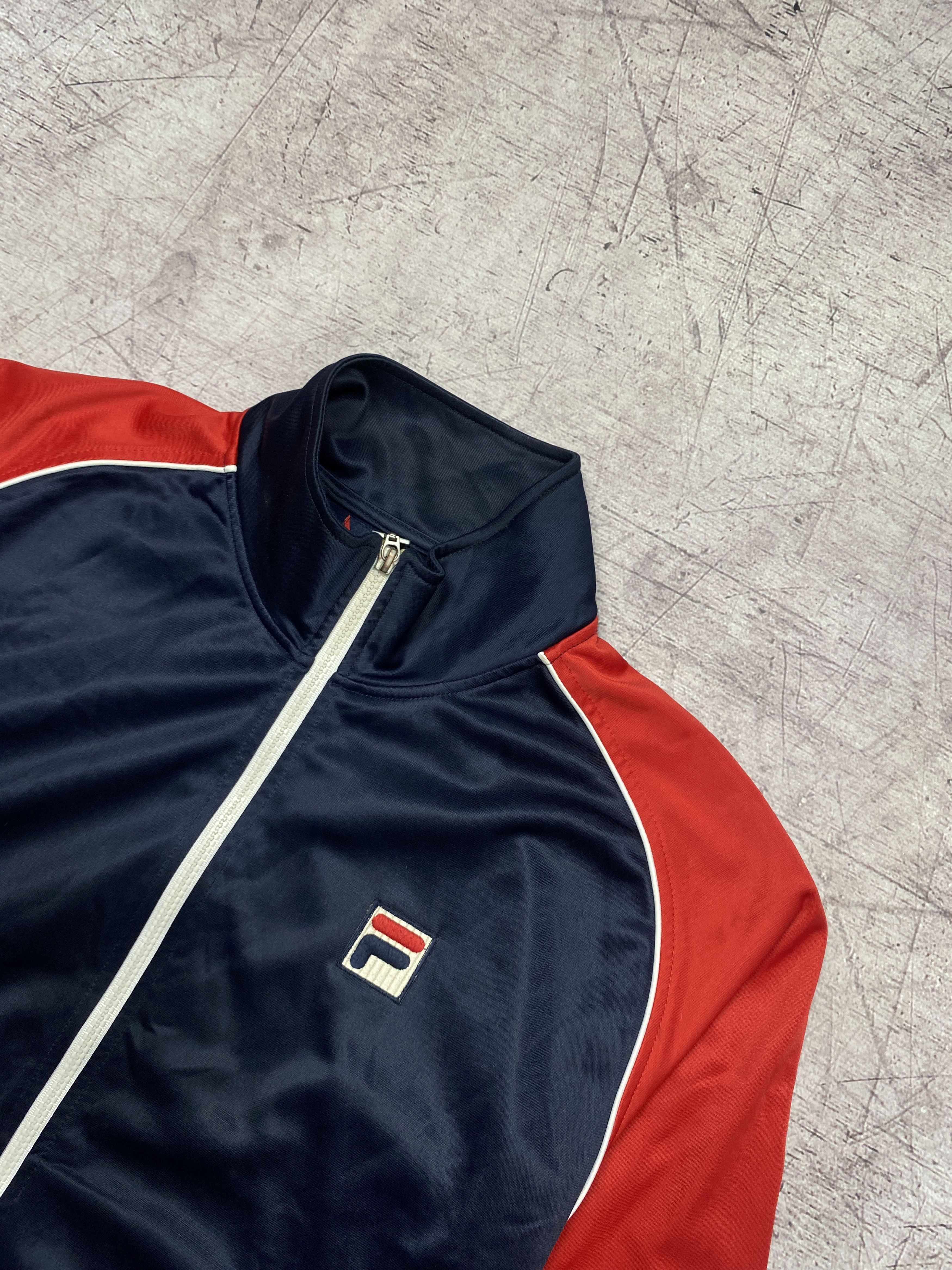 Fila Fila White Line Vintage Mens Track Top Jacket Size US M / EU 48-50 / 2 - 2 Thumbnail