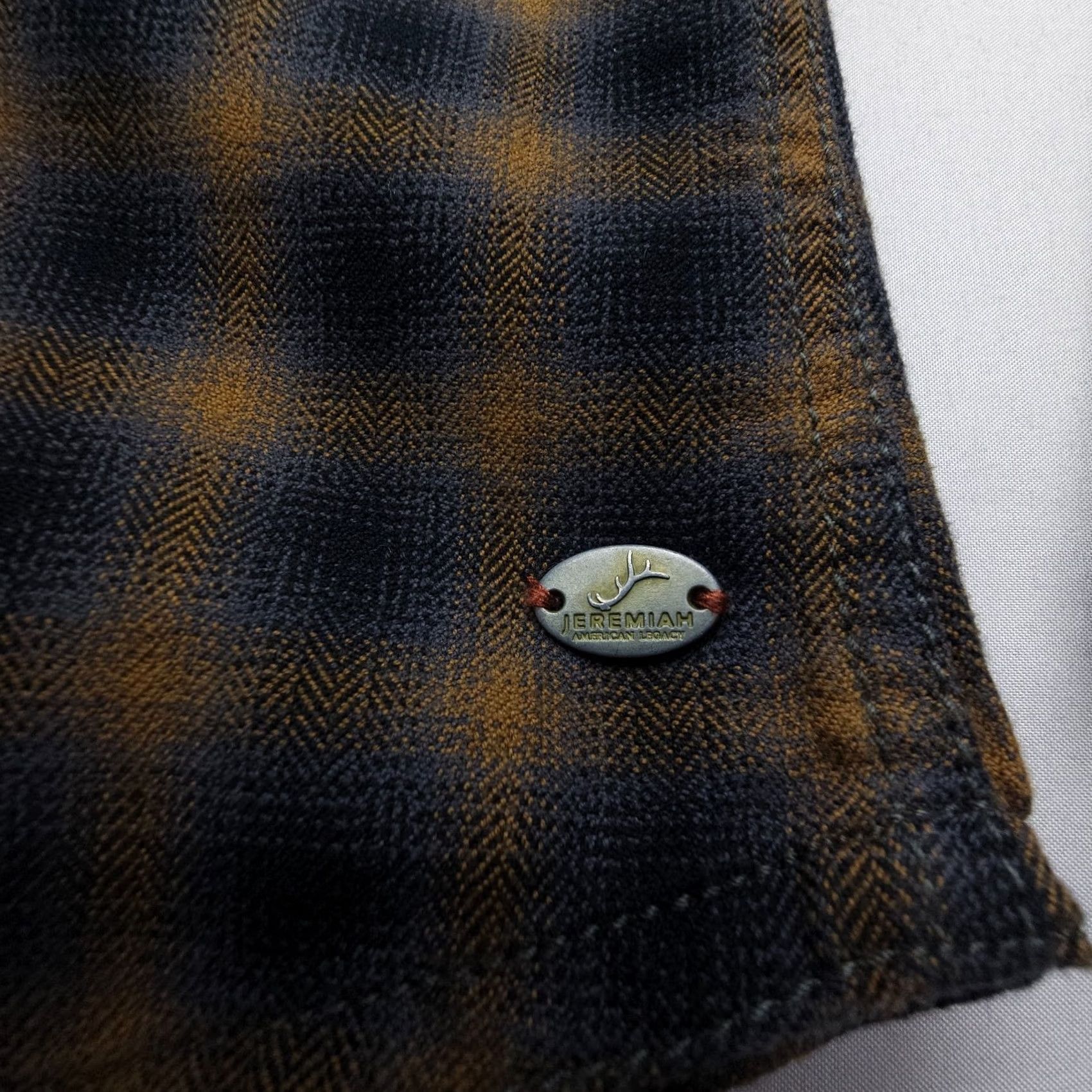 Vintage Jeremiah Shirt Mens M Plaid Flannel Cotton Long Sleeve Button-Up Casual Vintage? No, wait Size US M / EU 48-50 / 2 - 6 Thumbnail