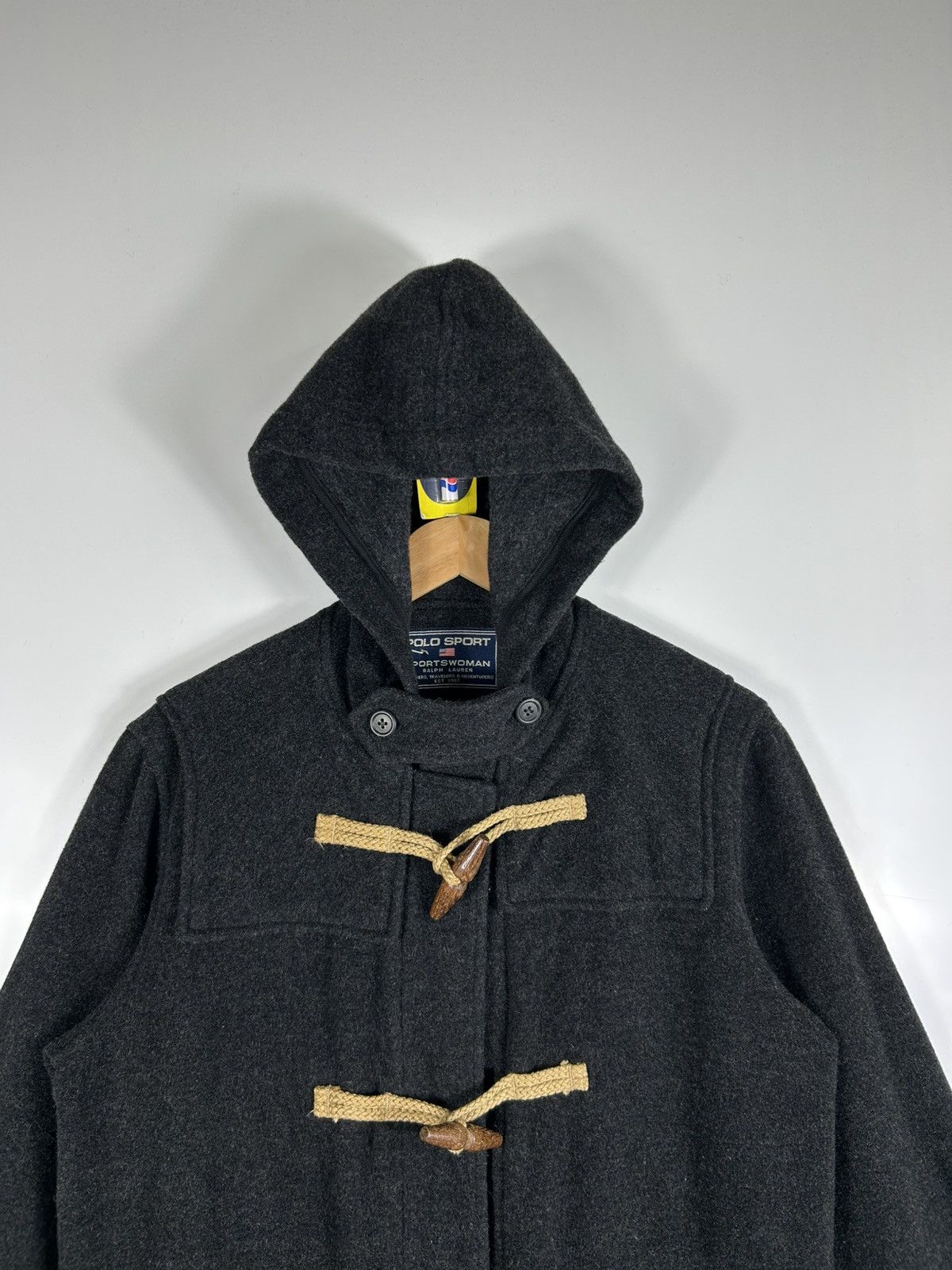 Polo Ralph Lauren × Ralph Lauren × Vintage ⚡️Vintage Polo Sport Ralph Lauren Wool Duffle Long Coat Size M / US 6-8 / IT 42-44 - 2 Thumbnail