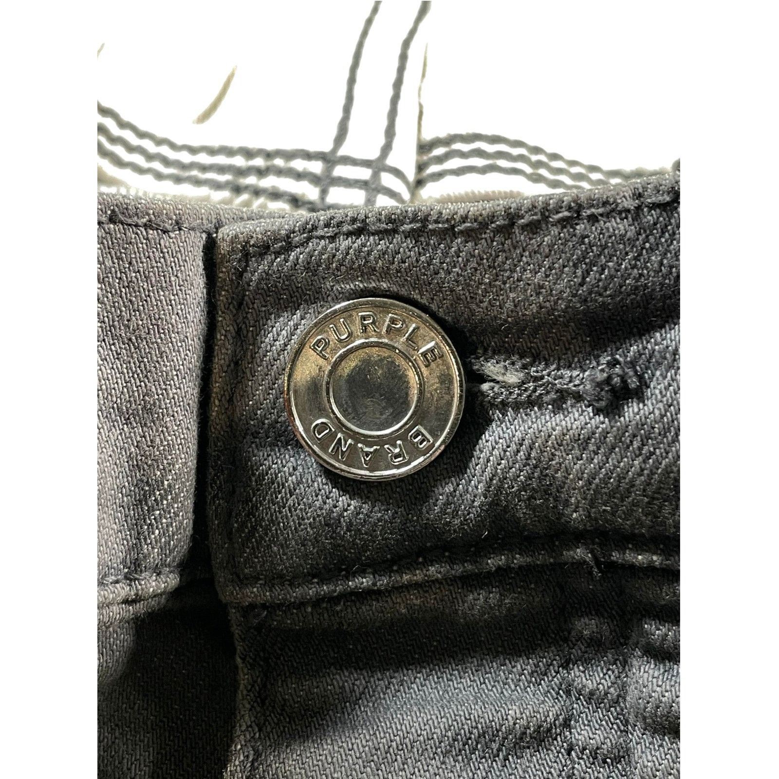 Purple Brand Purple Brand Paint Splatter Grey Jeans Size US 38 / EU 54 - 3 Thumbnail