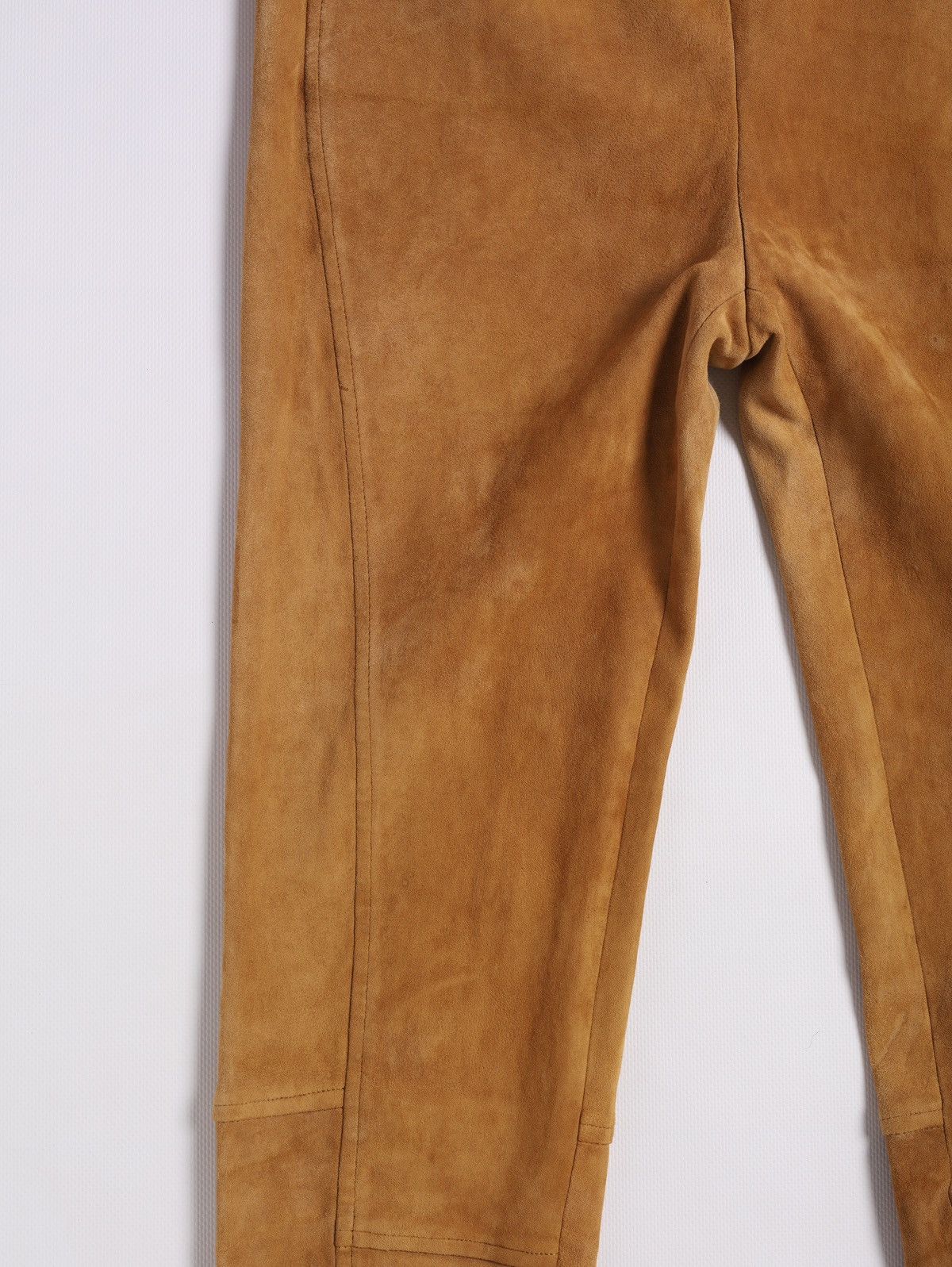 Polo Ralph Lauren Ralph Lauren Suede Brown Soft Leather Pants Size 26" / US 2 / IT 38 - 5 Thumbnail