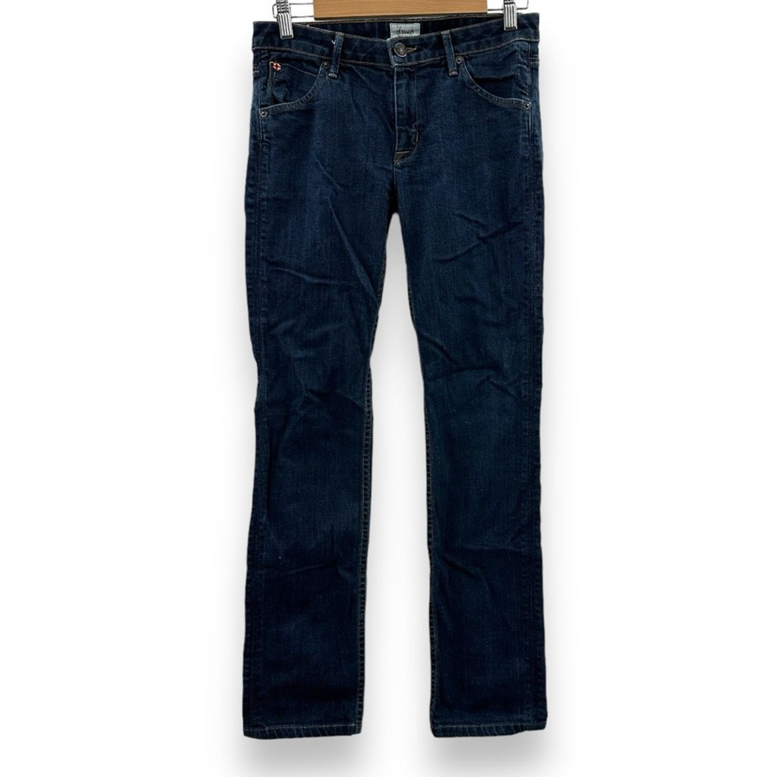 Hudson Hudson Carly Mid Rise Straight Leg Dark Wash Jeans Size 27 Size 27" / US 4 / IT 40 - 1 Thumbnail