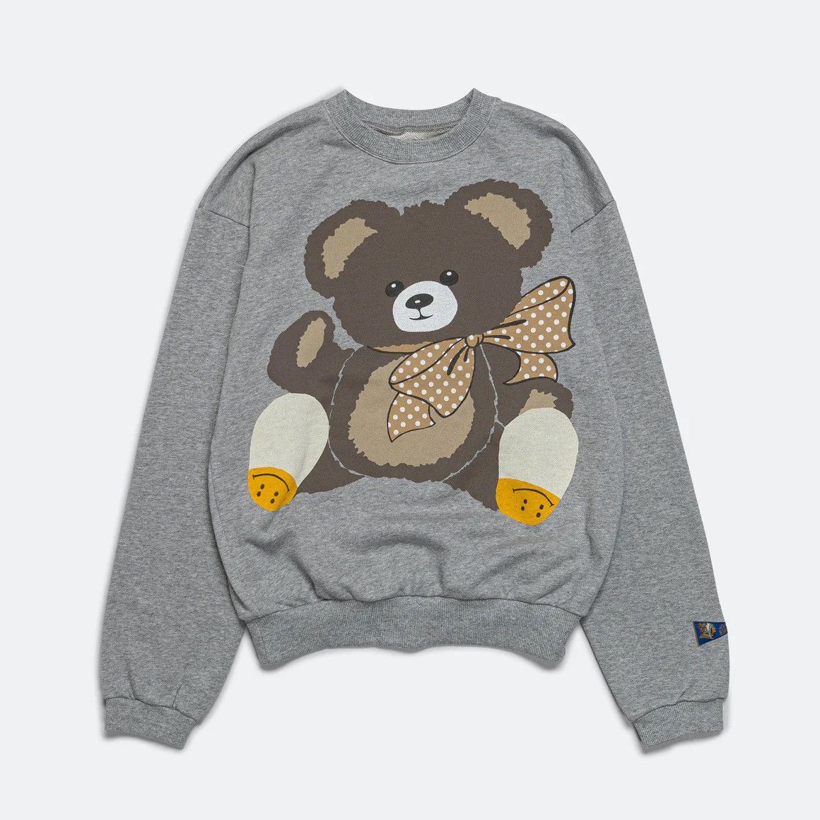 Kapital KAPITAL BIG BEAR HAPPY SOCKS GREY TOP SWT KNIT SWEATSHIRT Size US XL / EU 56 / 4 - 3 Thumbnail