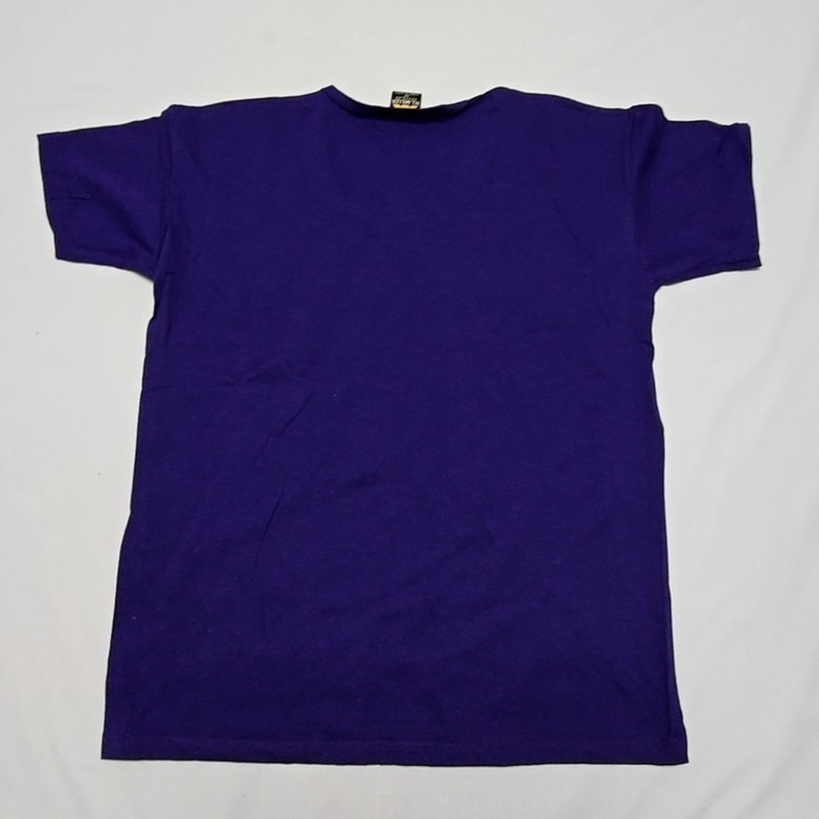 Vintage Vintage Blank Shirt Solid Purple Scoop Neck Womens M Tee 90s Size M / US 6-8 / IT 42-44 - 4 Thumbnail