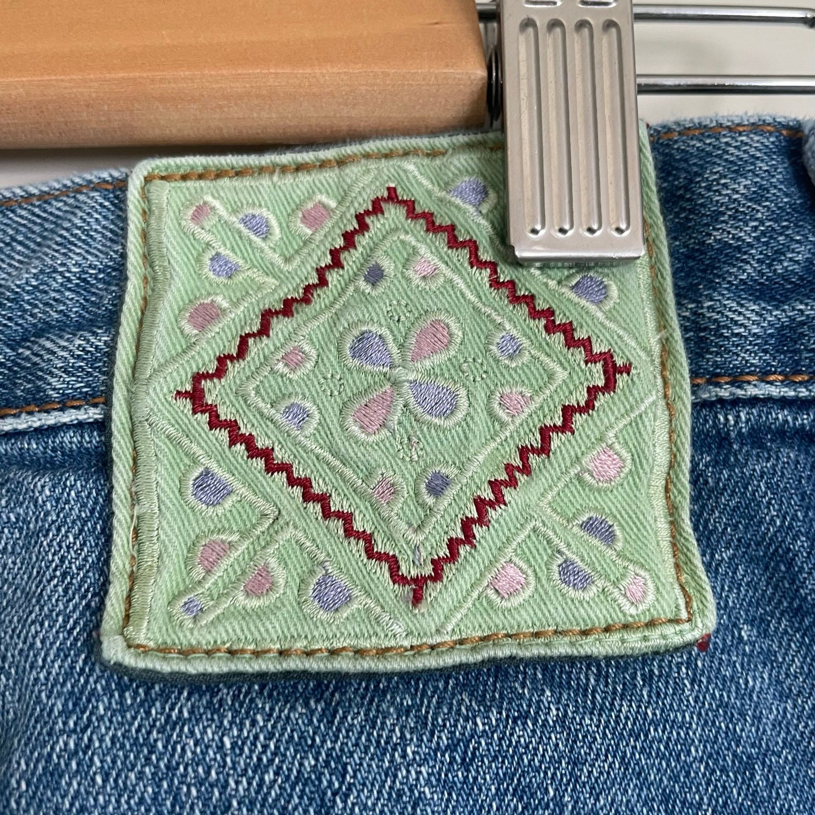 Other VTG Y2K Ozark Mountain Jean Co. Patched Bootcut Jeans Boho Size 30" / US 8 / IT 44 - 6 Thumbnail
