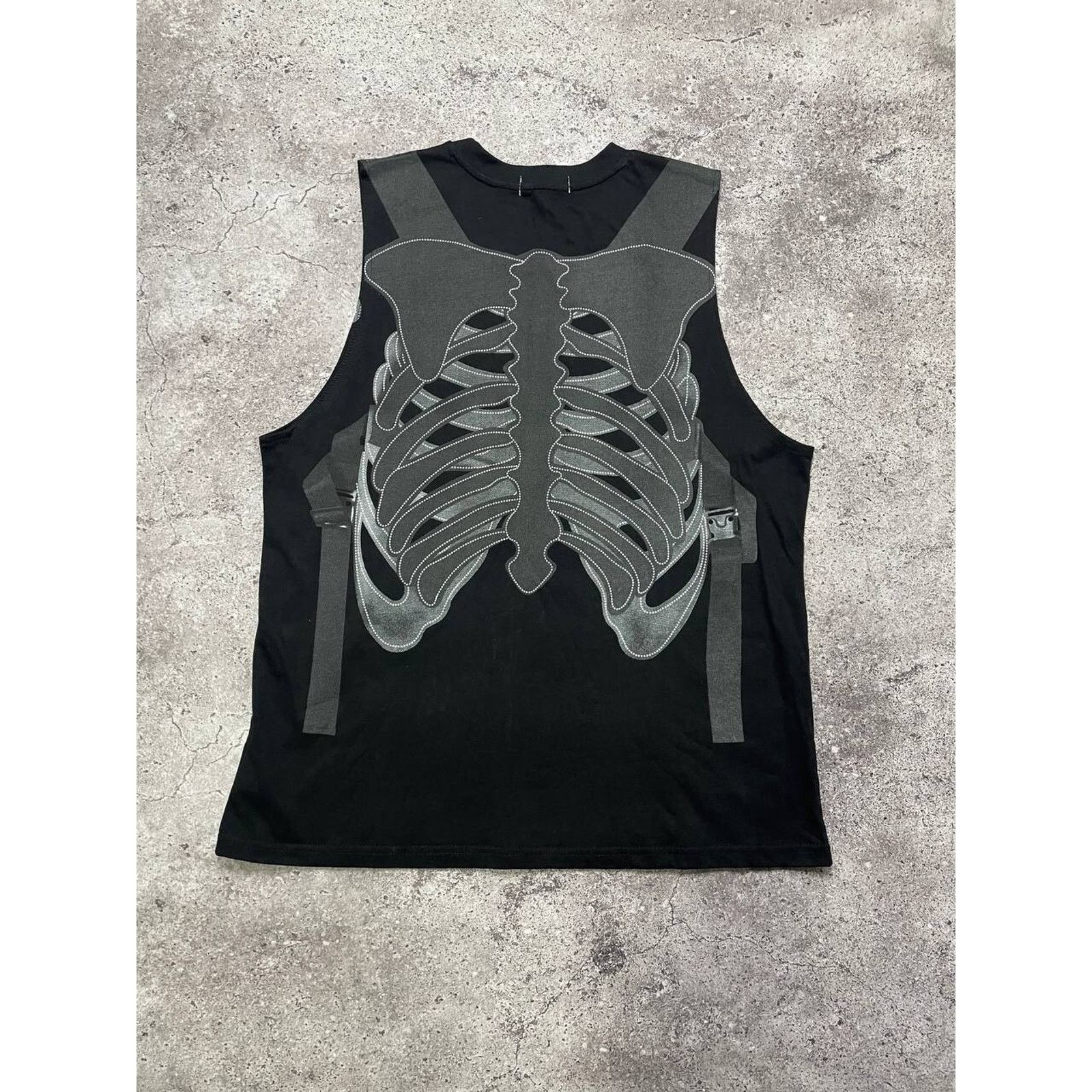 Japanese Brand Vintage Aelfric Eden Sleeveless Tank Black Skeleton Size S Size US S / EU 44-46 / 1 - 1 Thumbnail