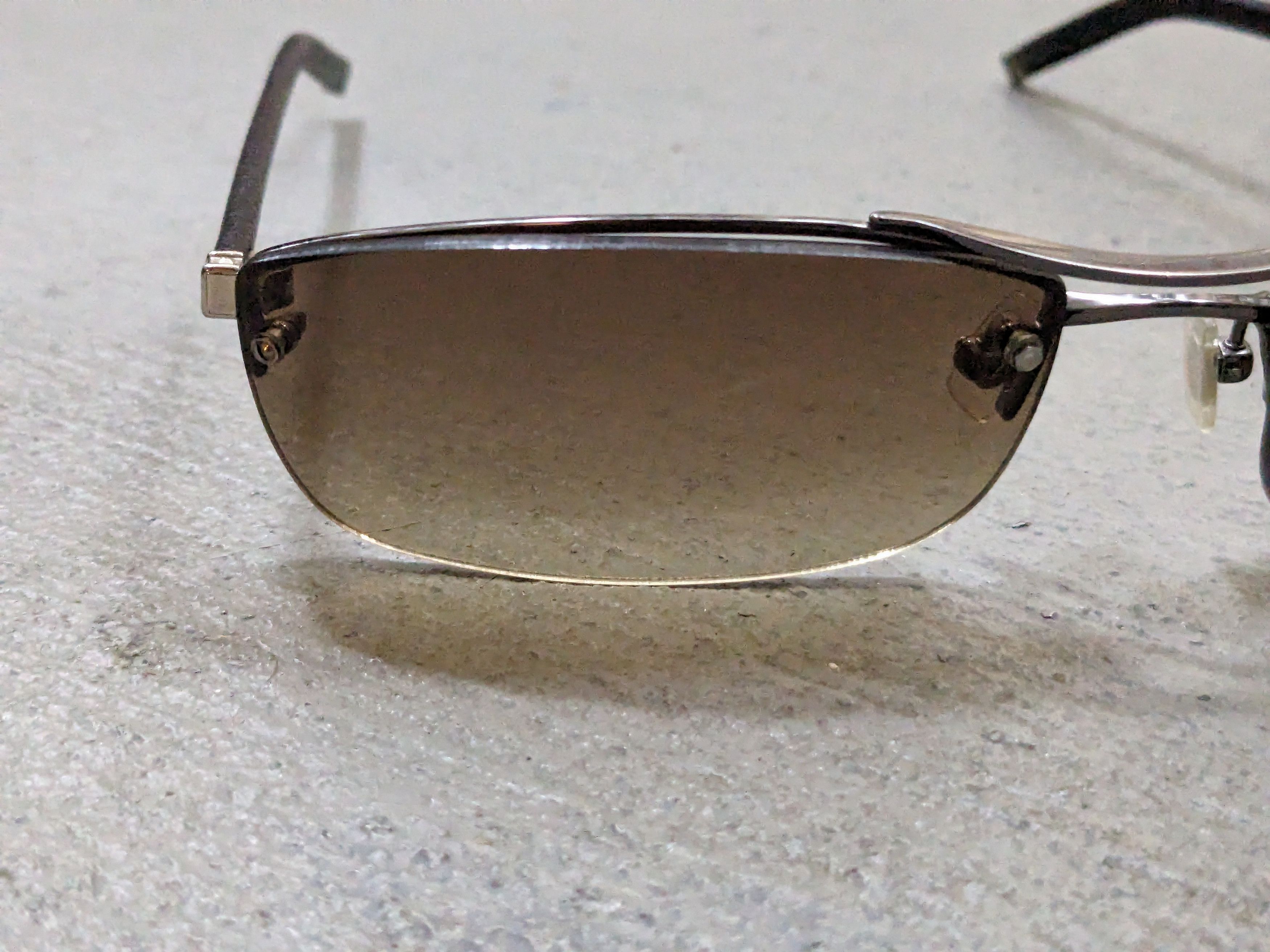 Chrome Hearts Chrome Hearts Amped Sunglasses Gray Black Silver Cross Size ONE SIZE - 6 Thumbnail
