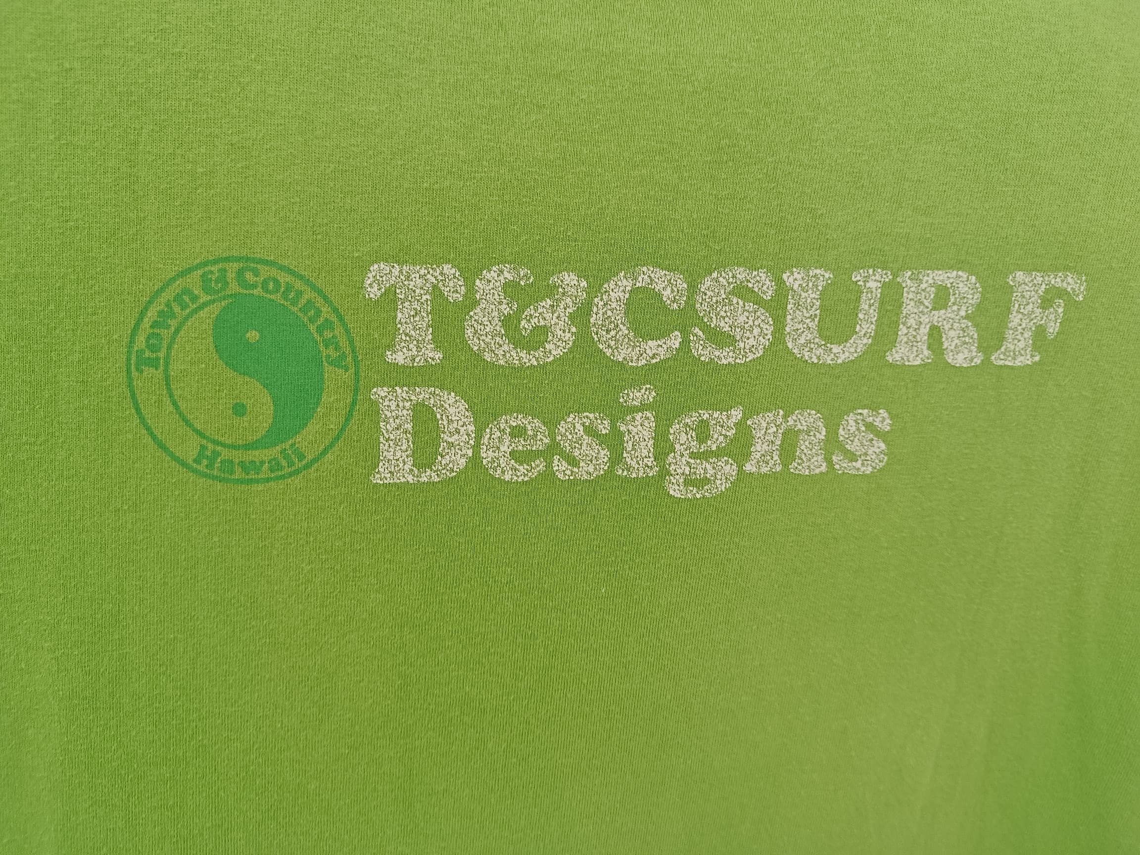 Vintage vintage 90s t shirt t & c surf single stich Size US L / EU 52-54 / 3 - 9 Thumbnail