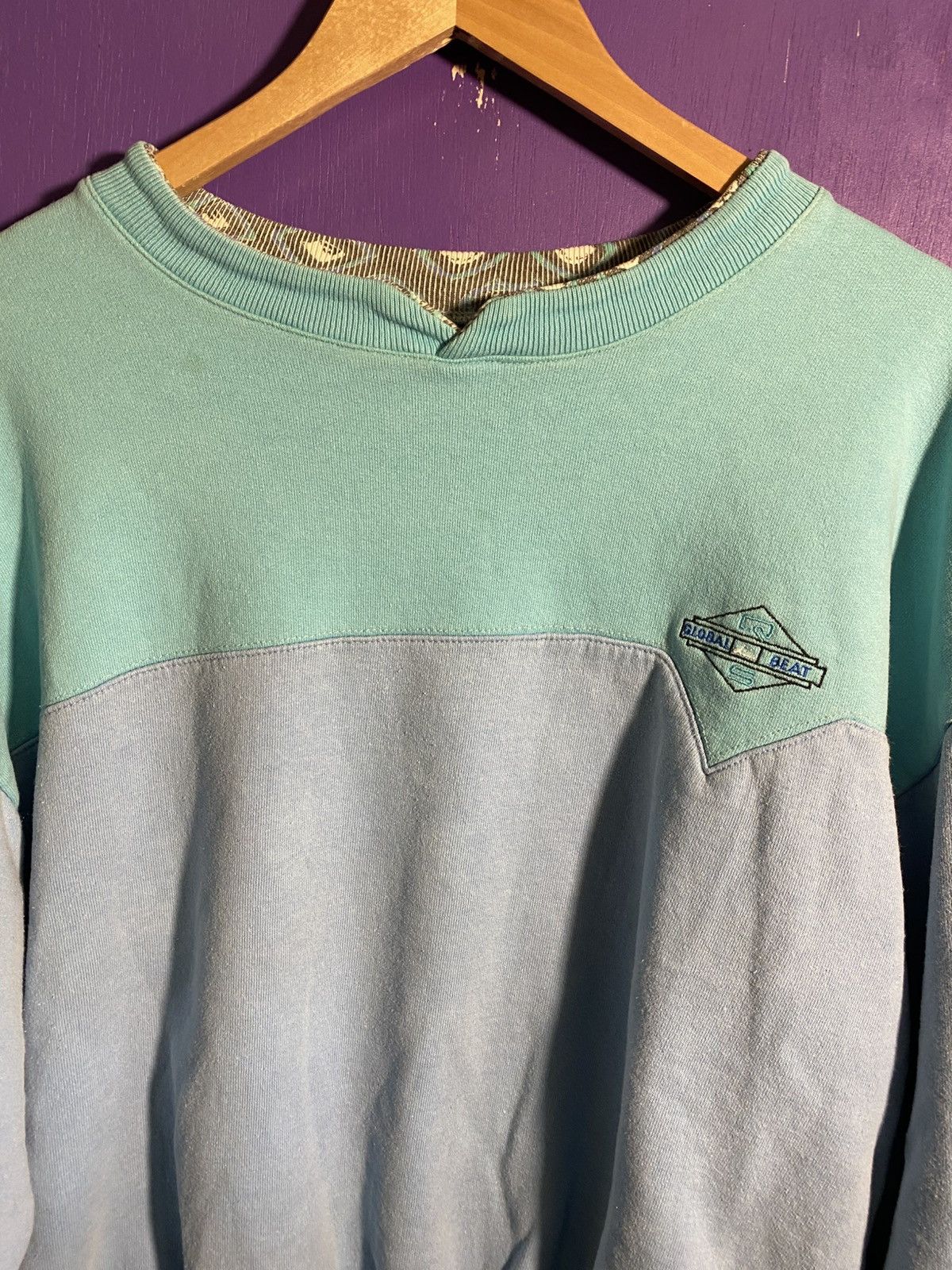 Quiksilver Vintage 90s Quiksilver two tone crewneck Size US M / EU 48-50 / 2 - 3 Thumbnail