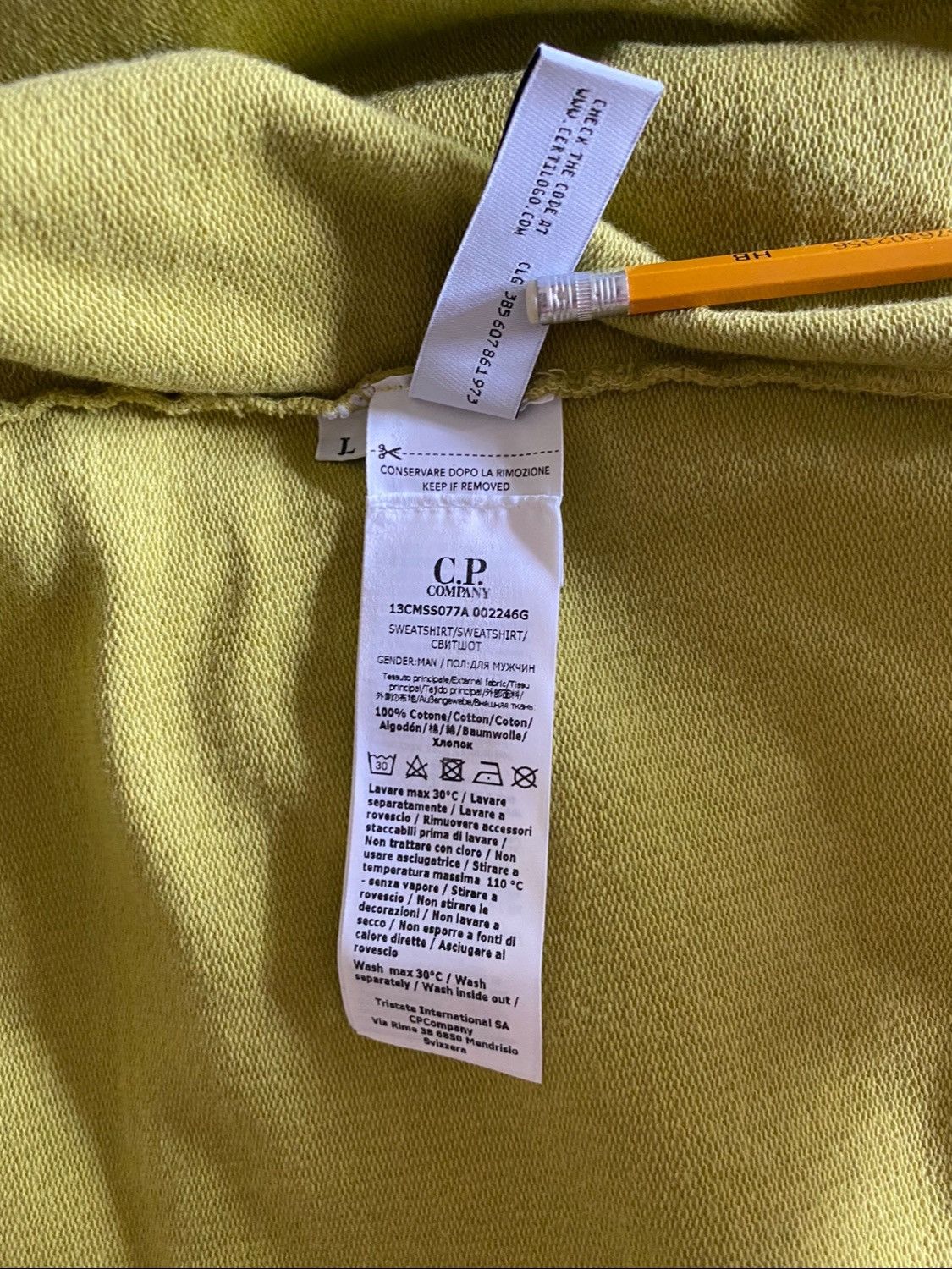 C.P. Company C.p. Company zip hoodie light fleece sweatshirt Size US L / EU 52-54 / 3 - 9 Thumbnail