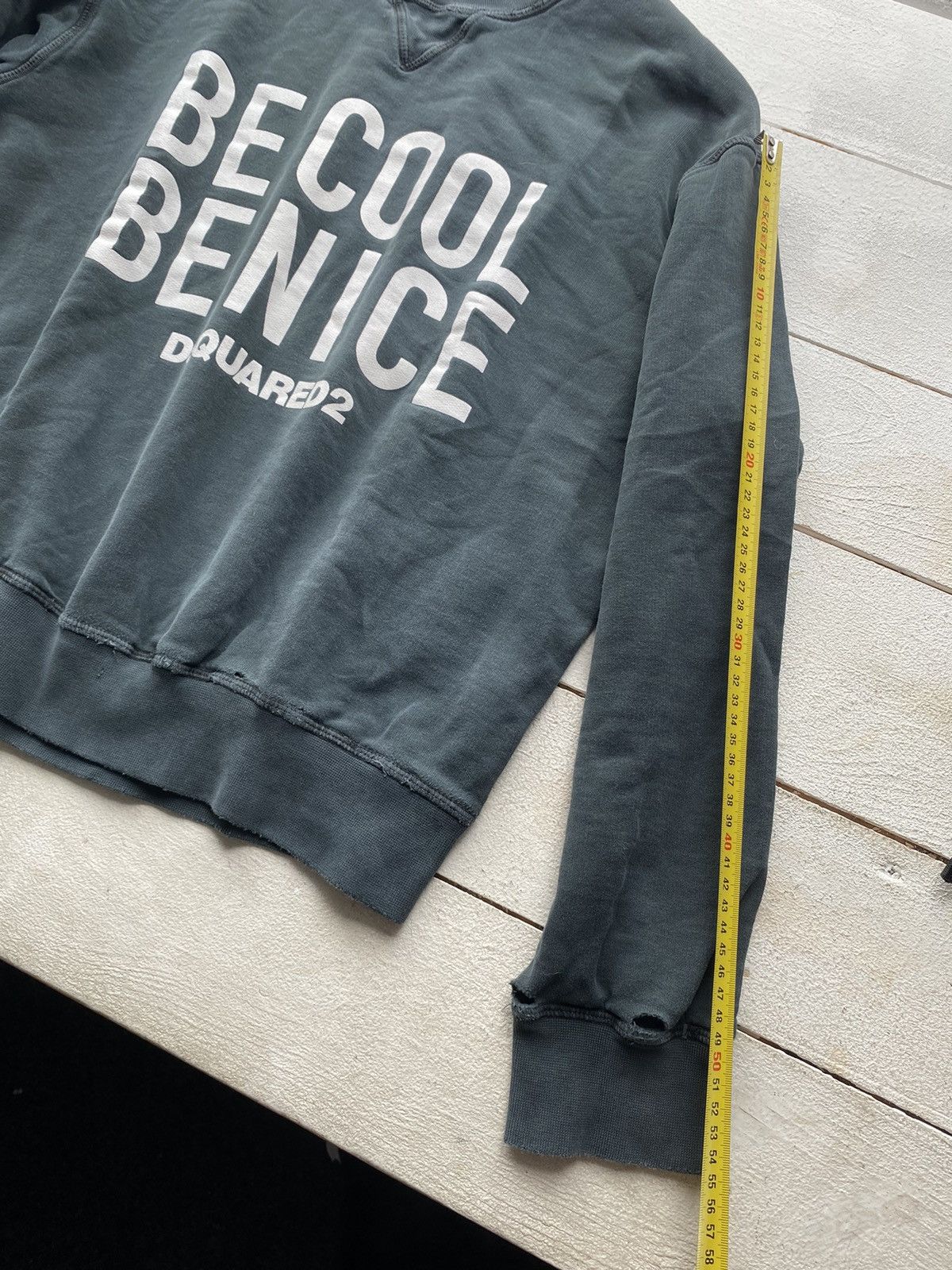 Vintage 🔥Distressed Dsquared Be Nice Opium Punk Sweatshirt Rare y2k Size US S / EU 44-46 / 1 - 6 Thumbnail