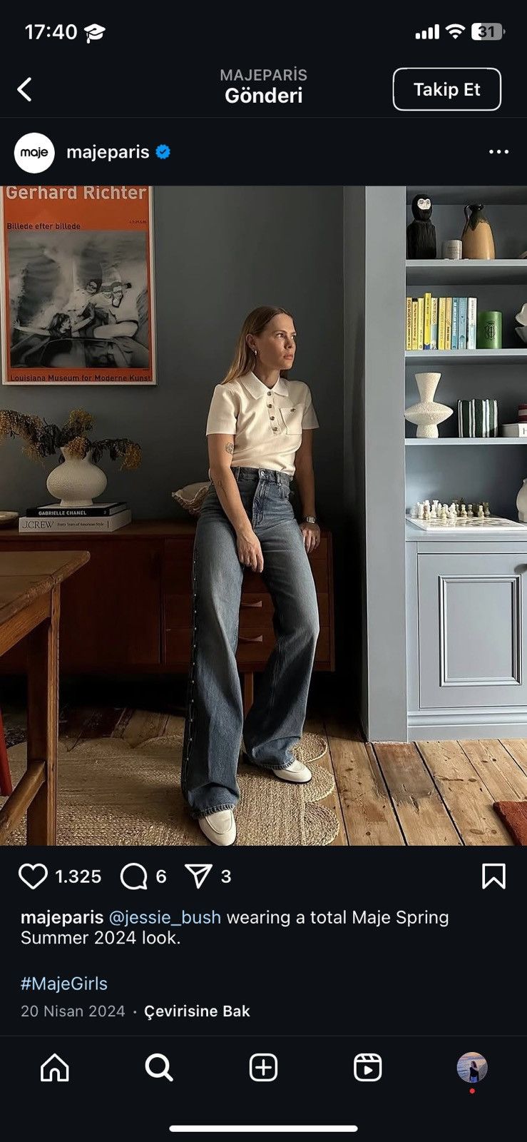 Maje Maje Paris FR38 size Size 27" / US 4 / IT 40 - 4 Thumbnail
