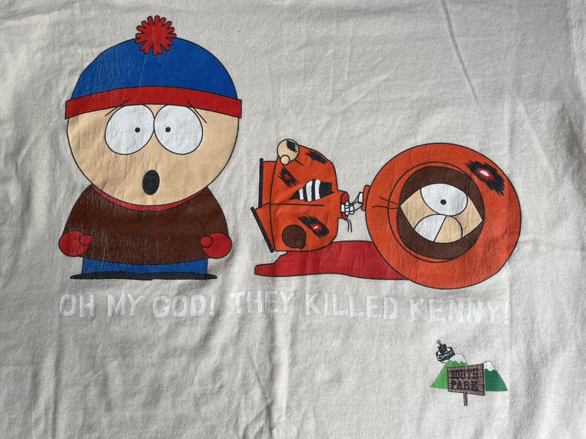 Anvil Vintage South Park OMG They Killed Kenny t shirt, XL Anvil Size US XL / EU 56 / 4 - 9 Thumbnail