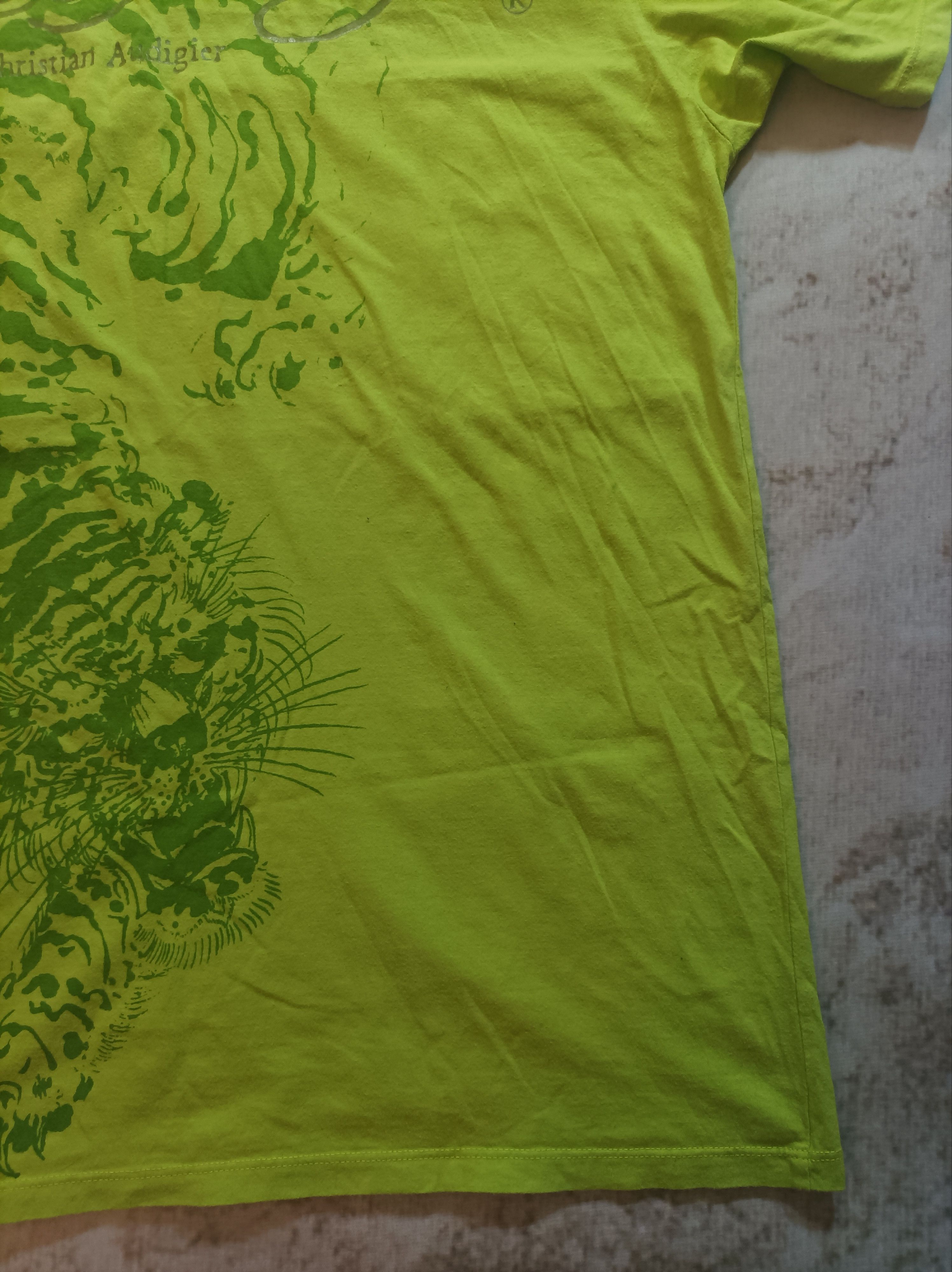 Christian Audigier × Ed Hardy × Vintage Crazy Vintage Y2K Ed Hardy T Shirt Skull Goth tiger USA Size US L / EU 52-54 / 3 - 7 Thumbnail